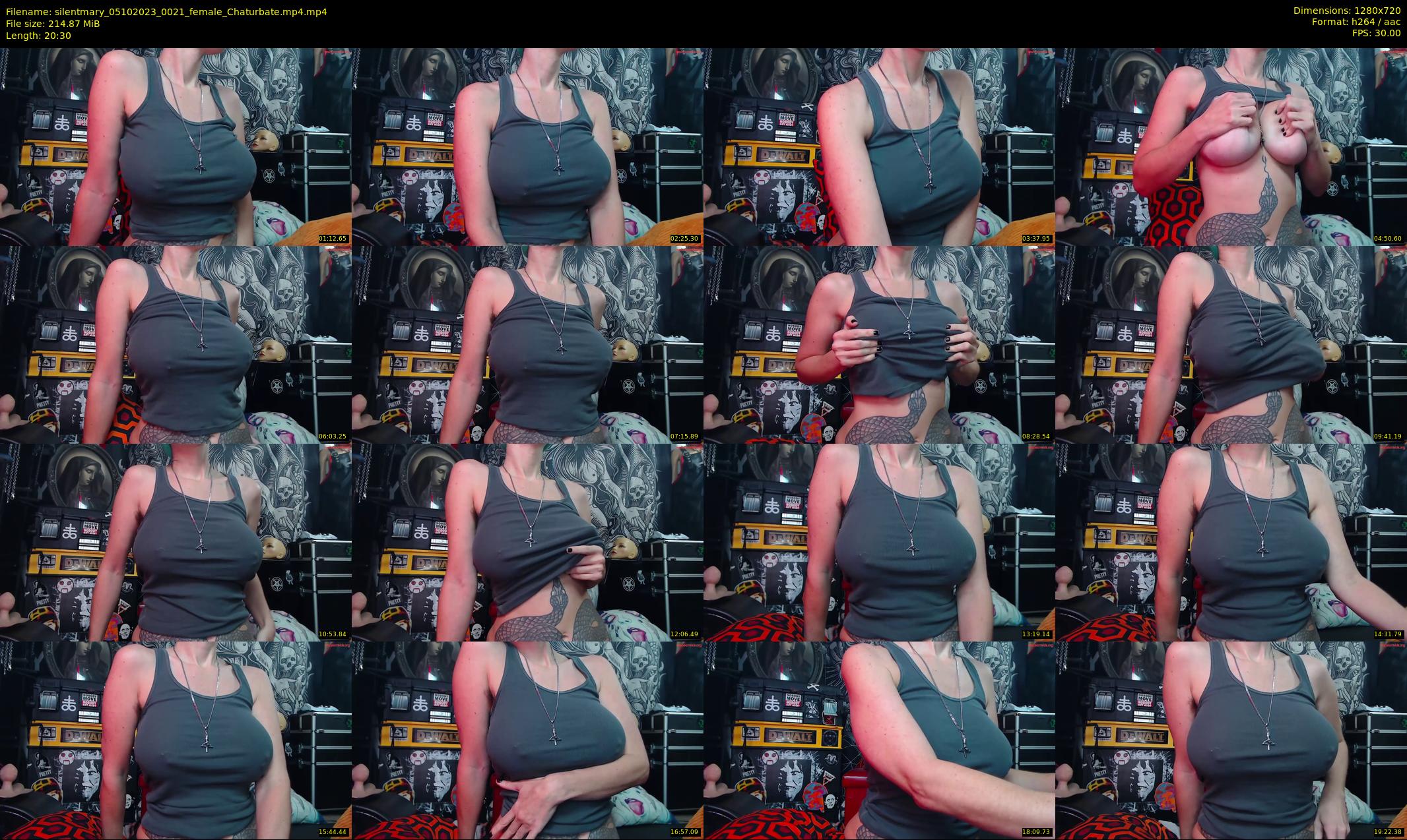 silentmary — 21 minute Chaturbate female cam show recording, 720p, Oct 5, 2023
