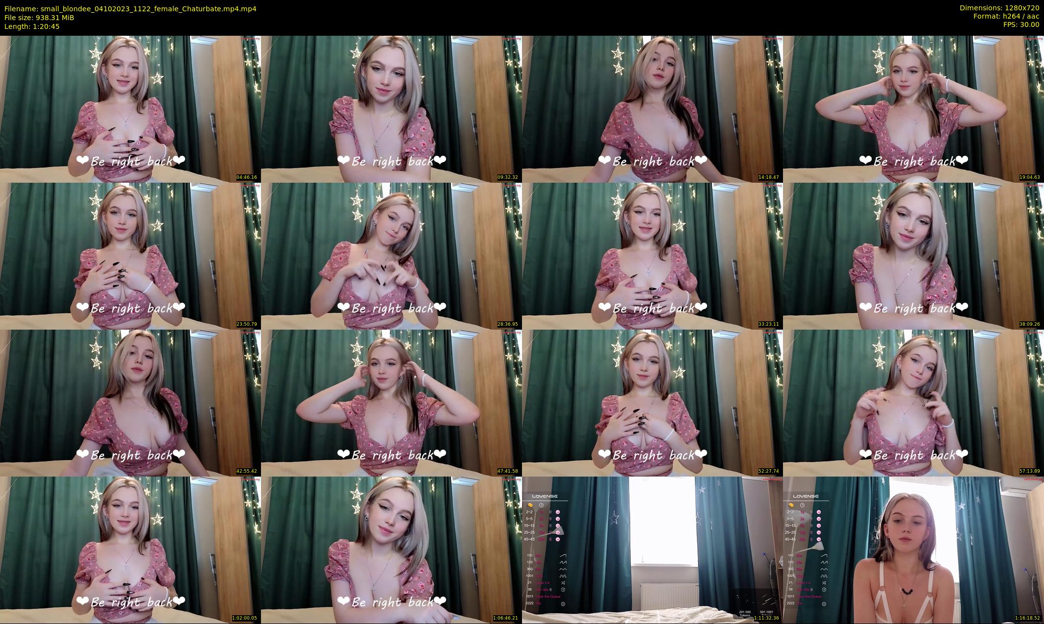 small_blondee — 81 minute Chaturbate female cam show recording, 720p, Oct 4, 2023