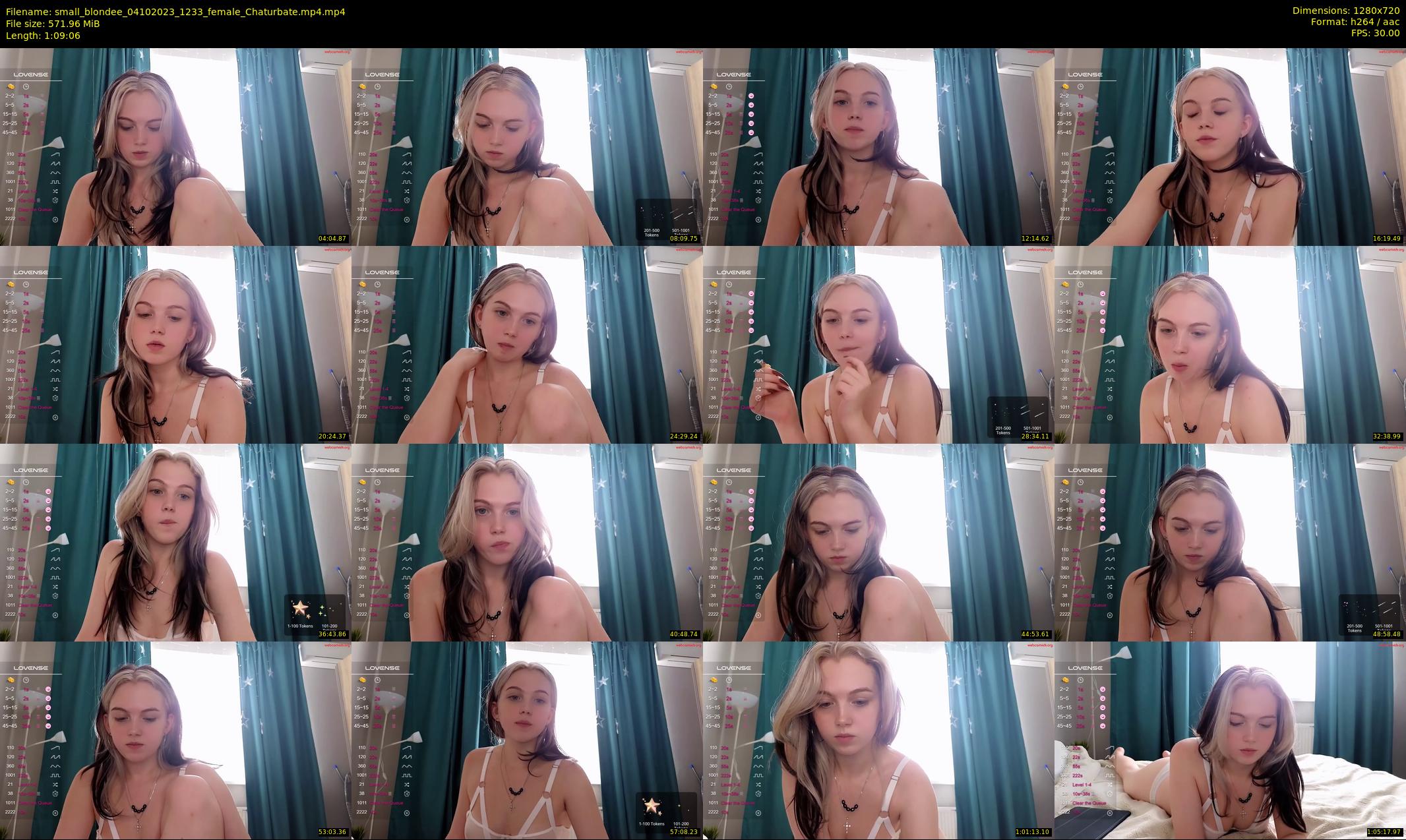 small_blondee — 70 minute Chaturbate female cam show recording, 720p, Oct 4, 2023