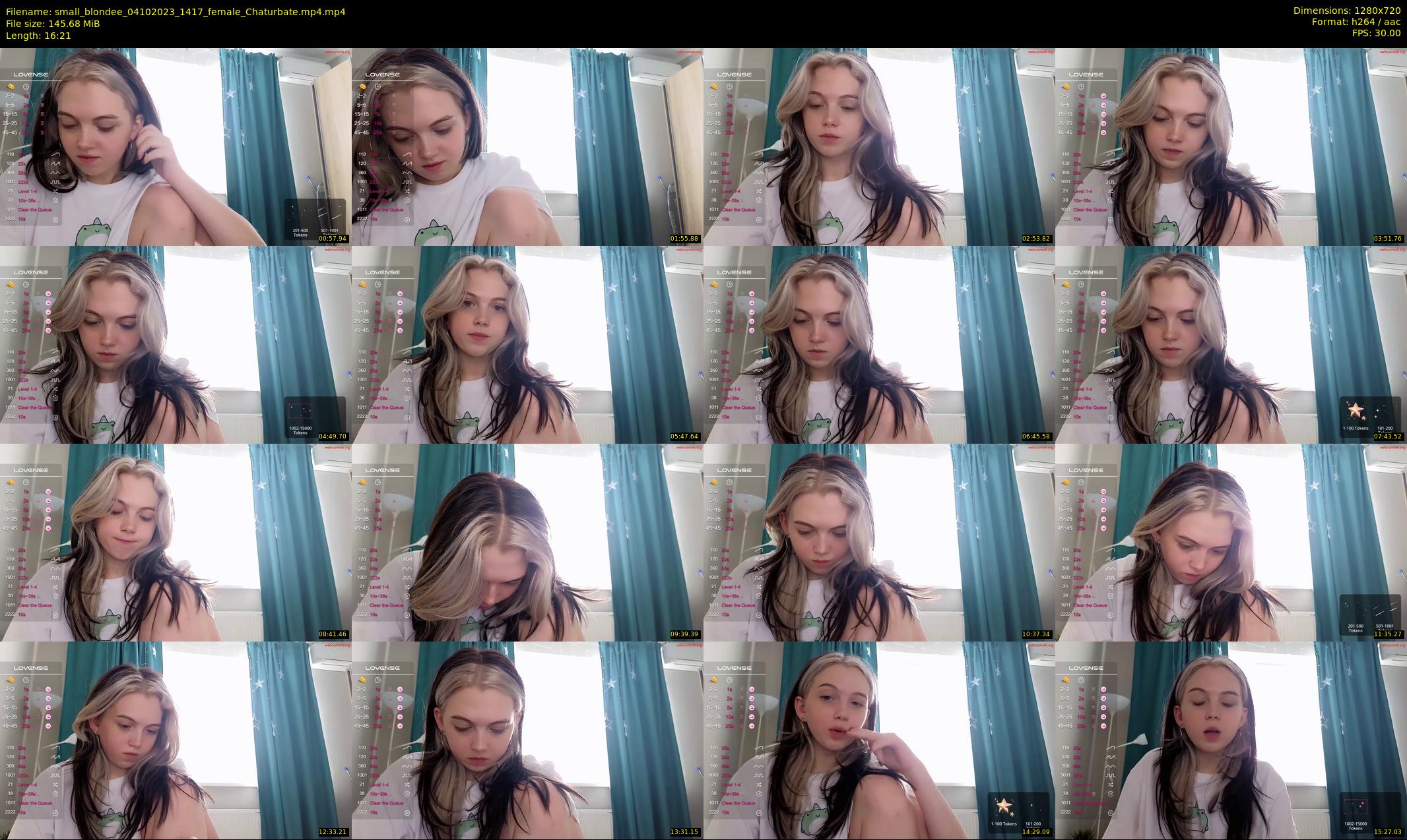 small_blondee — 17 minute Chaturbate female cam show recording, 720p, Oct 4, 2023