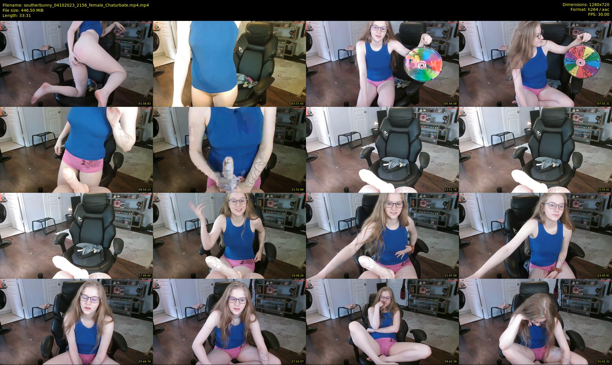 southerbunny — 34 minute Chaturbate female cam show recording, 720p, Oct 4, 2023