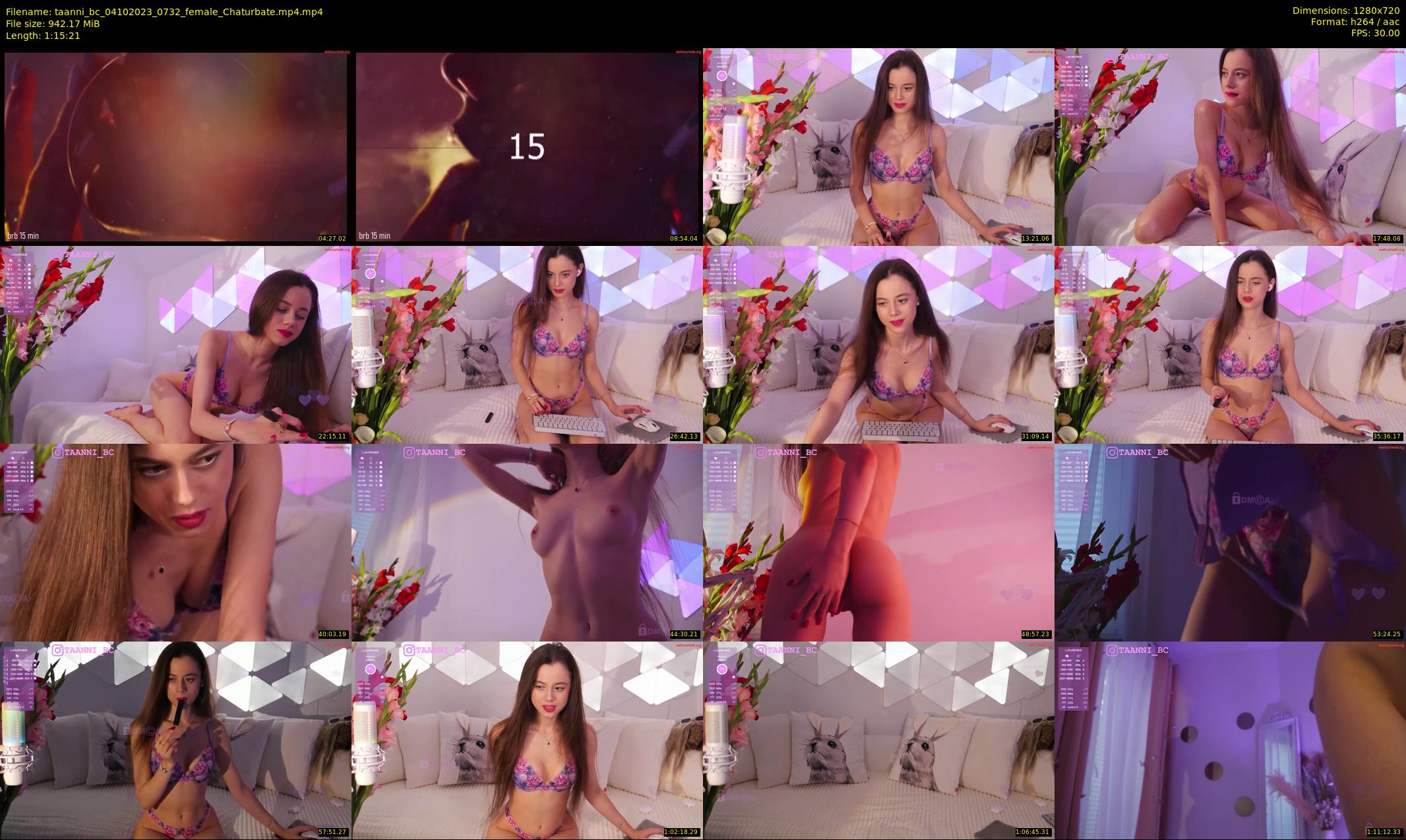 taanni_bc — 76 minute Chaturbate female cam show recording, 720p, Oct 4, 2023