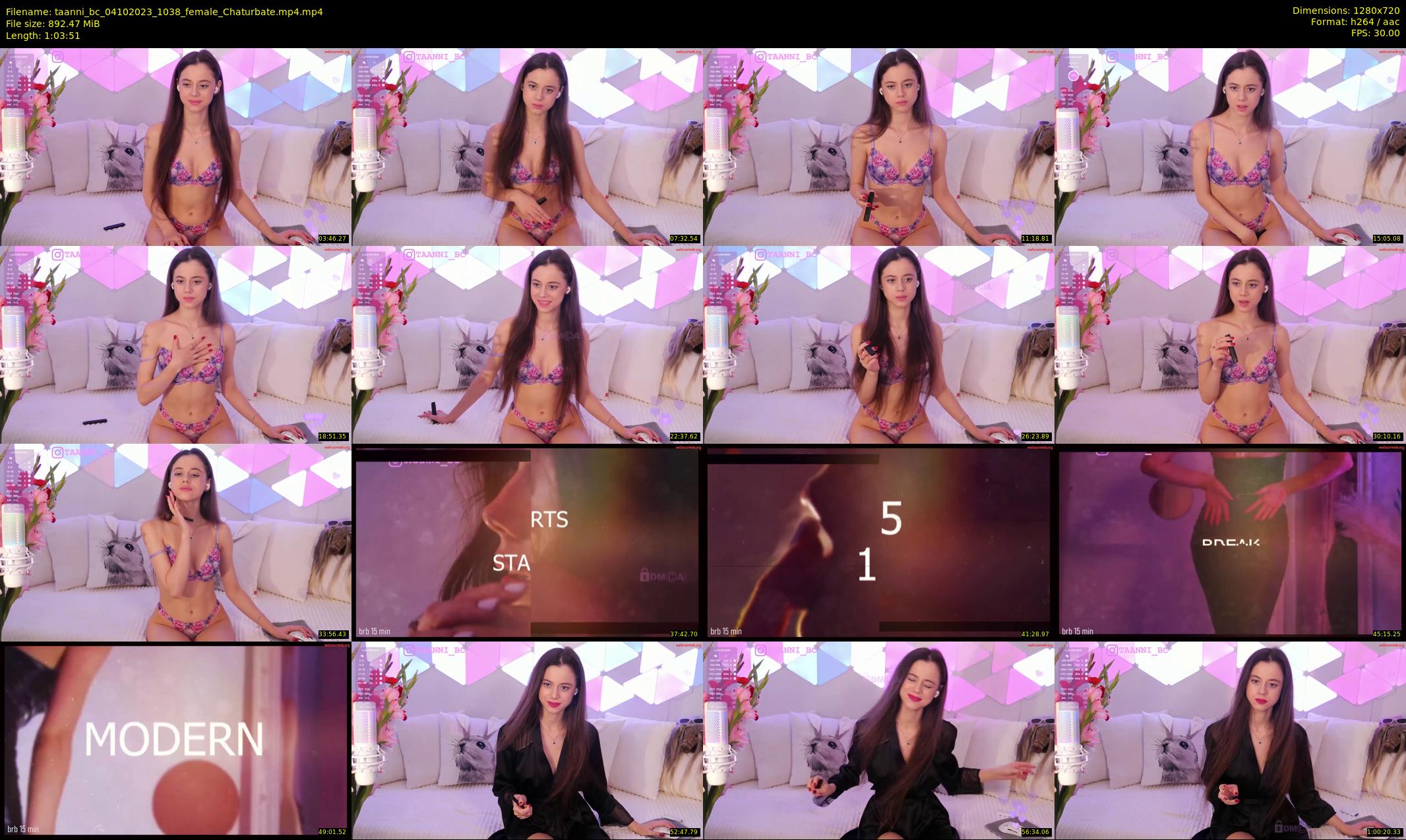 taanni_bc — 64 minute Chaturbate female cam show recording, 720p, Oct 4, 2023