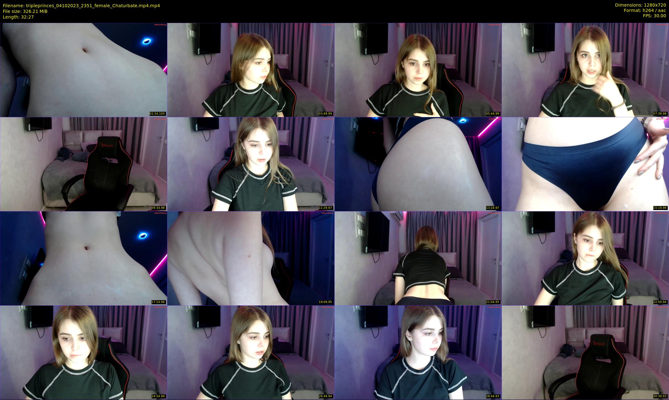 tripleprinces — 33 minute Chaturbate female cam show recording, 720p, Oct 4, 2023