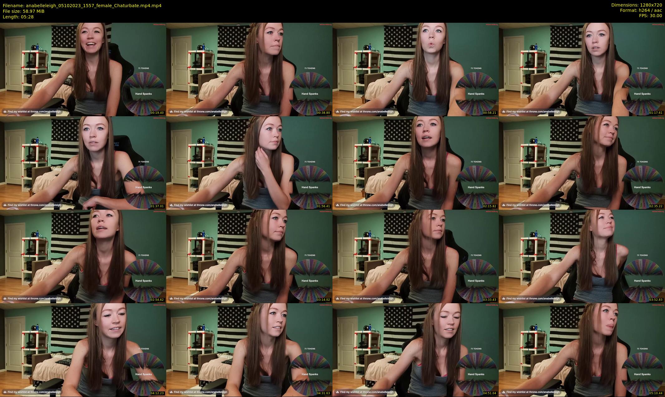anabelleleigh — 6 minute Chaturbate female cam show recording, 720p, Oct 5, 2023