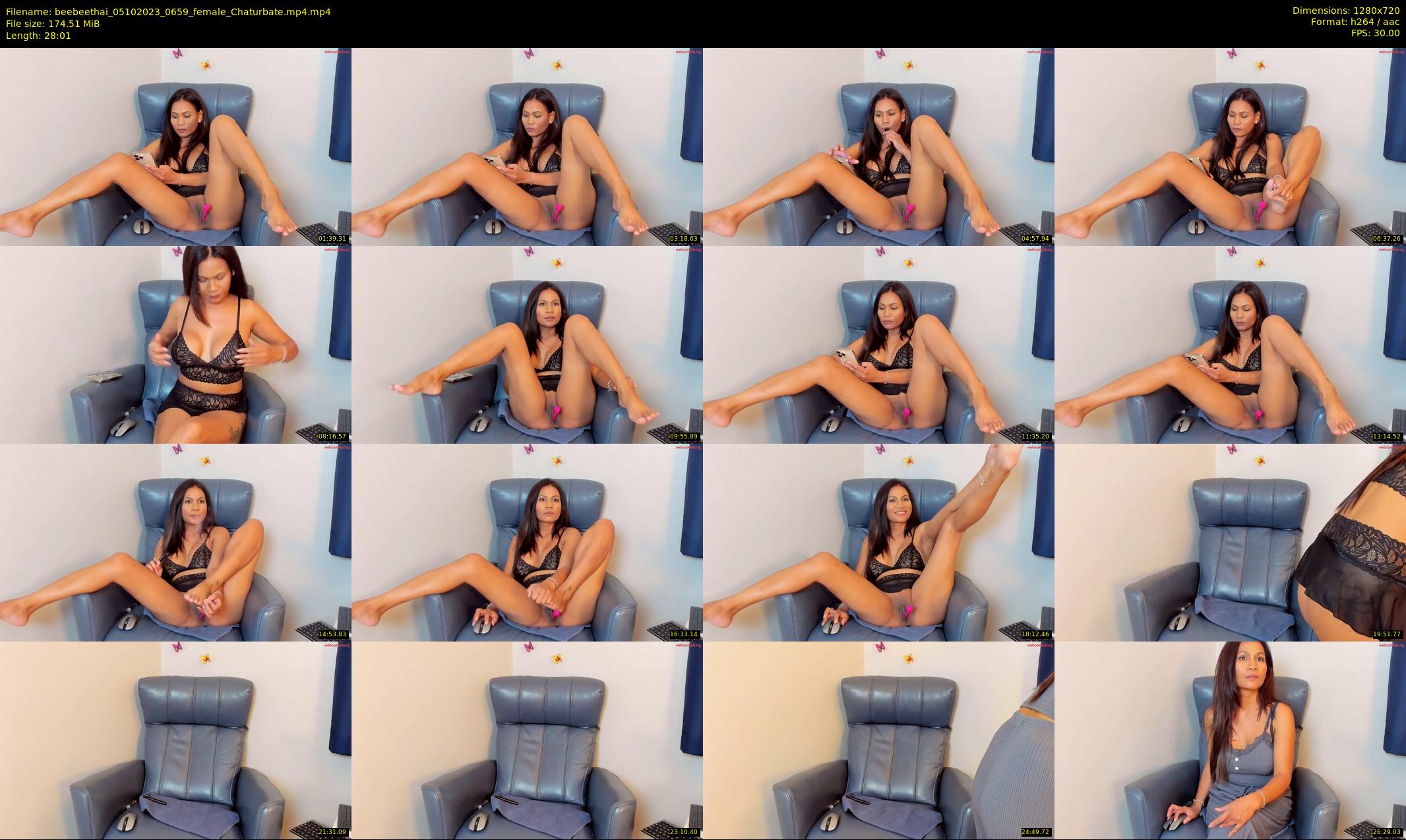 beebeethai — 29 minute Chaturbate female cam show recording, 720p, Oct 5, 2023