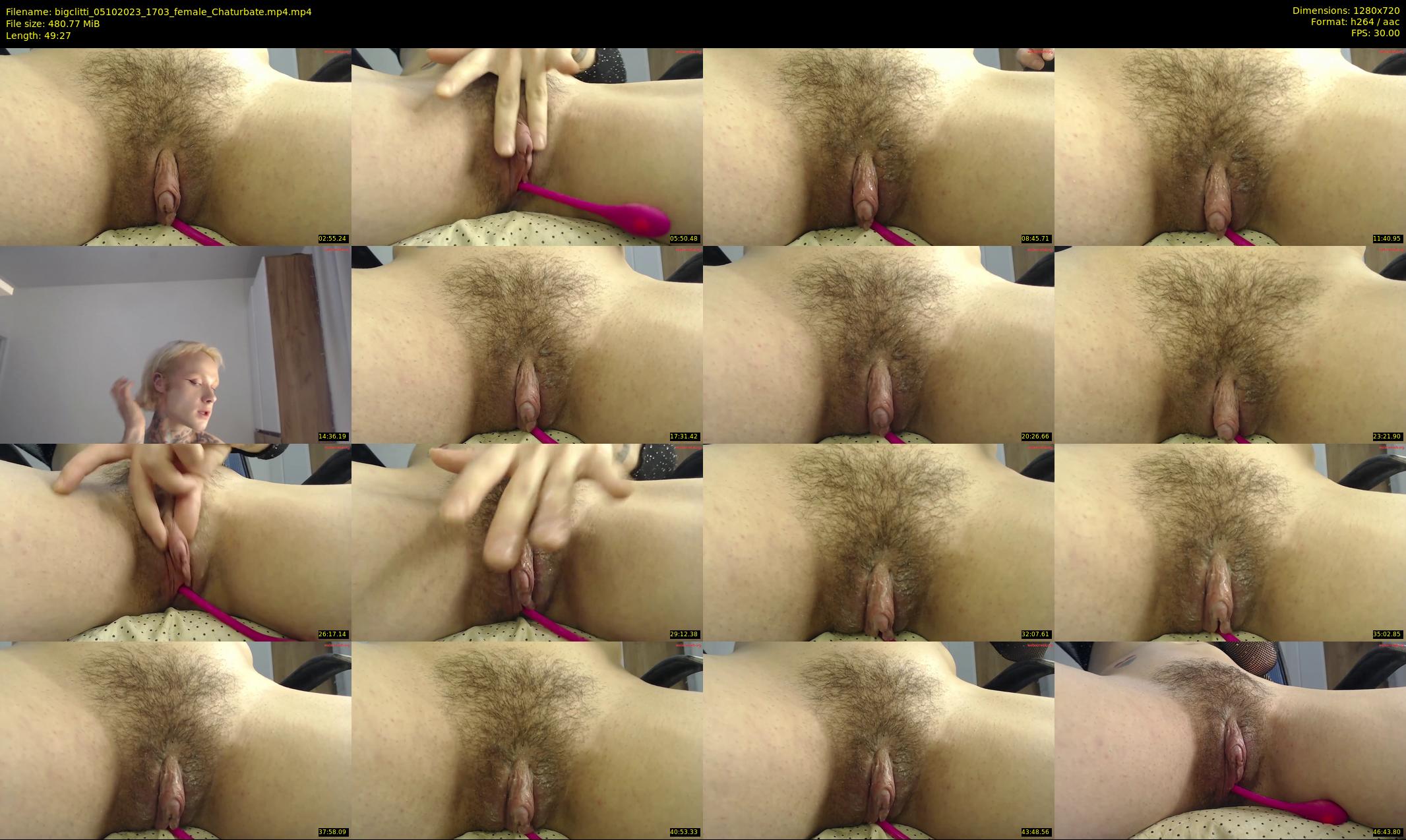 bigclitti — 50 minute Chaturbate female cam show recording, 720p, Oct 5, 2023