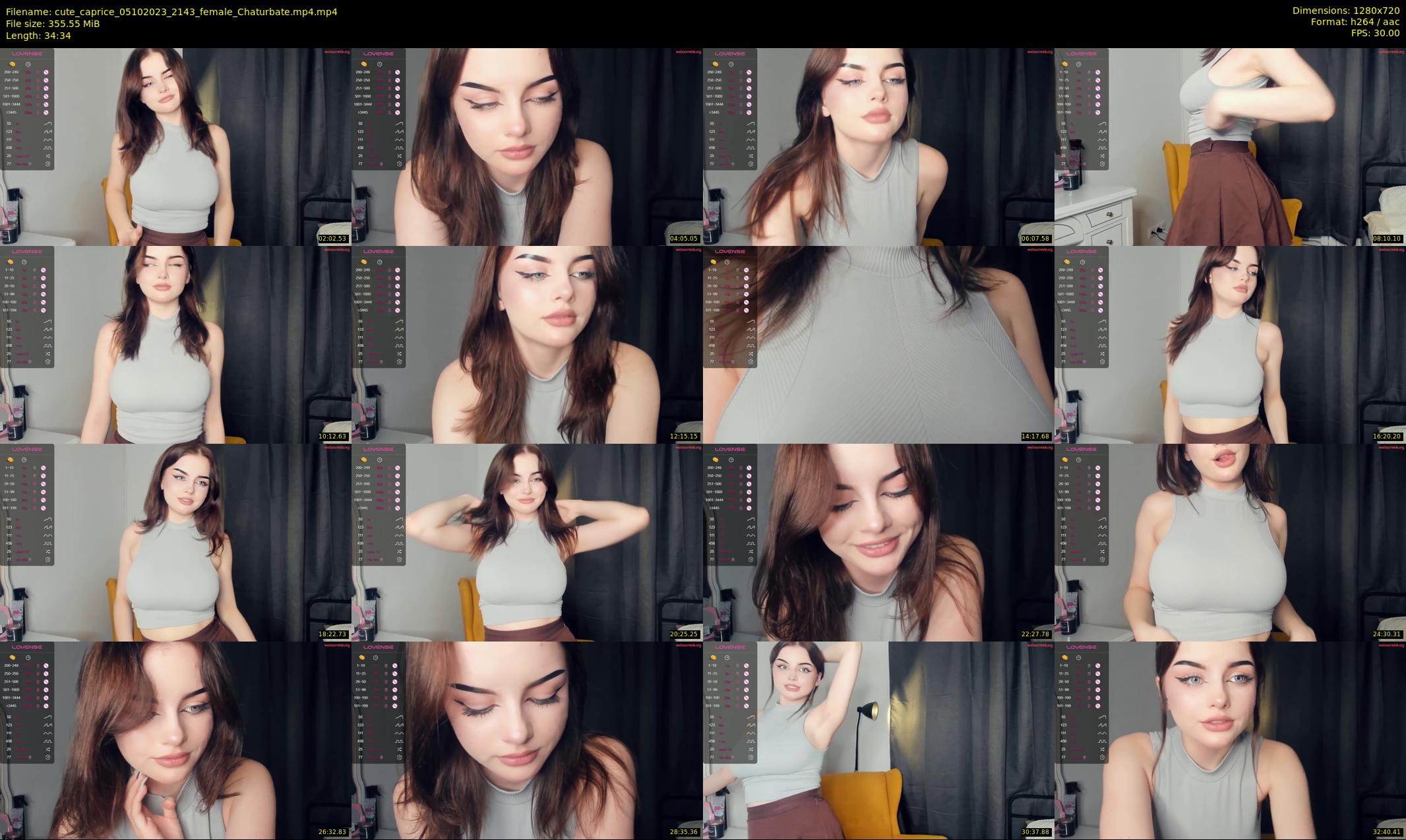 cute_caprice — 35 minute Chaturbate female cam show recording, 720p, Oct 5, 2023