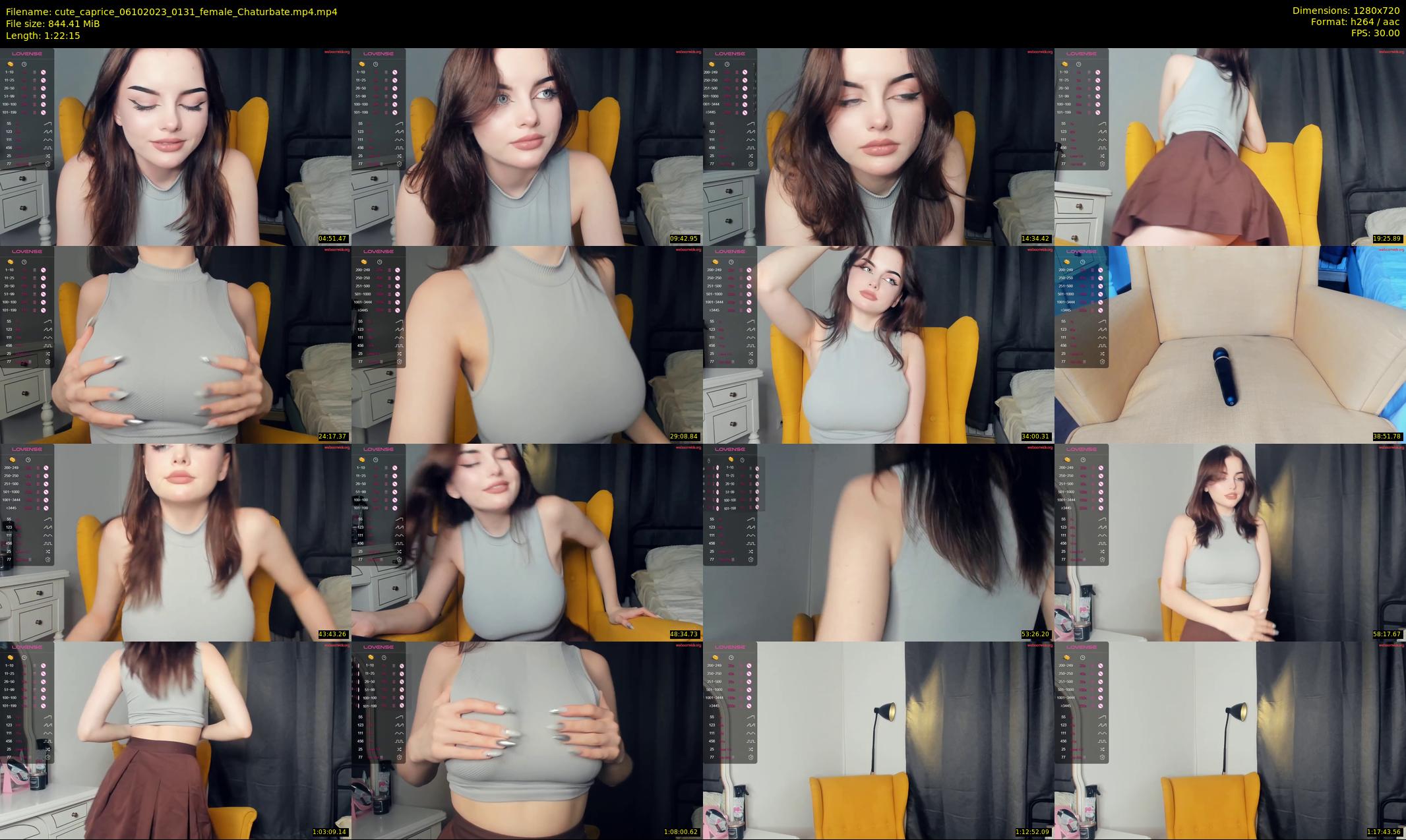cute_caprice — 83 minute Chaturbate female cam show recording, 720p, Oct 6, 2023