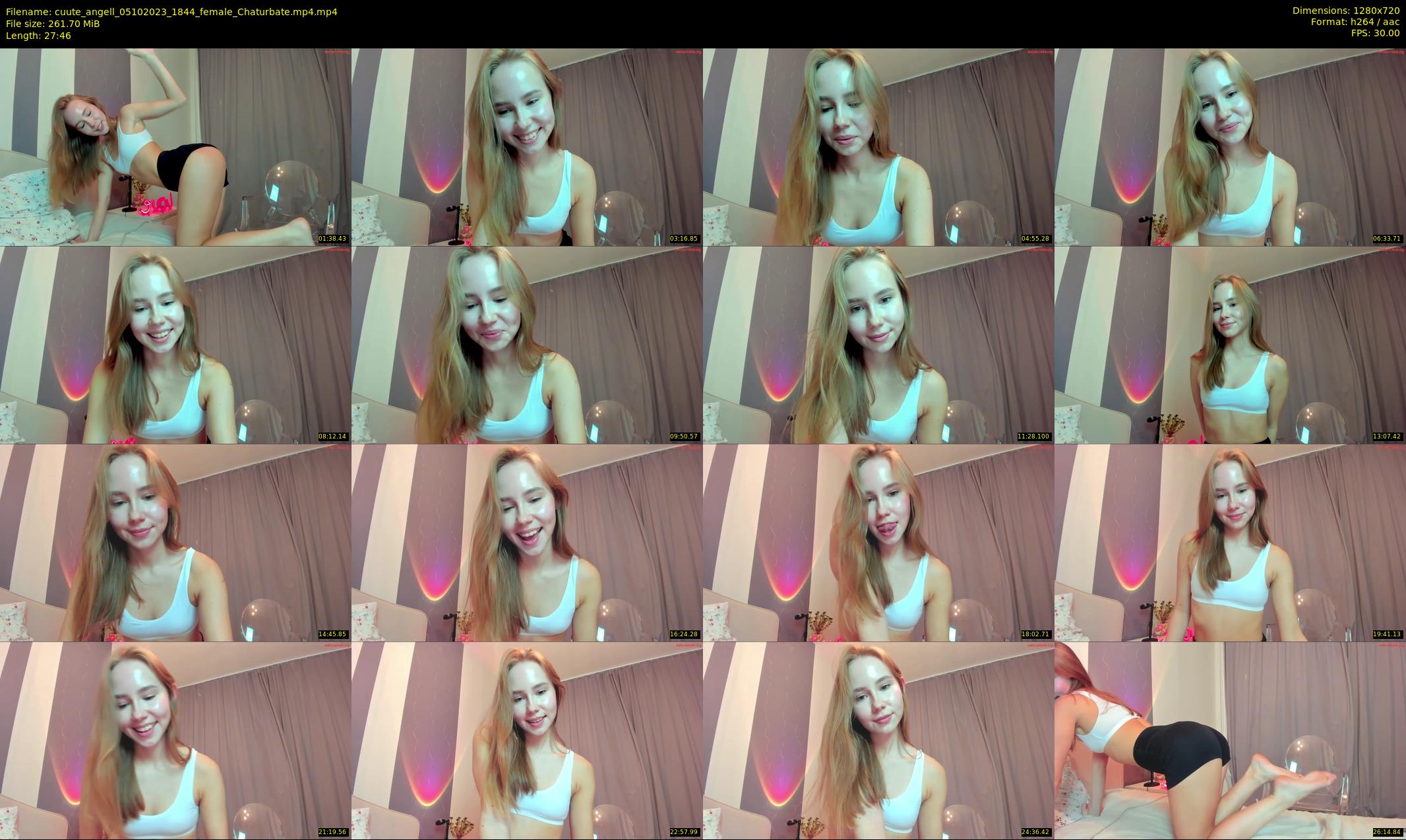 cuute_angell — 28 minute Chaturbate female cam show recording, 720p, Oct 5, 2023