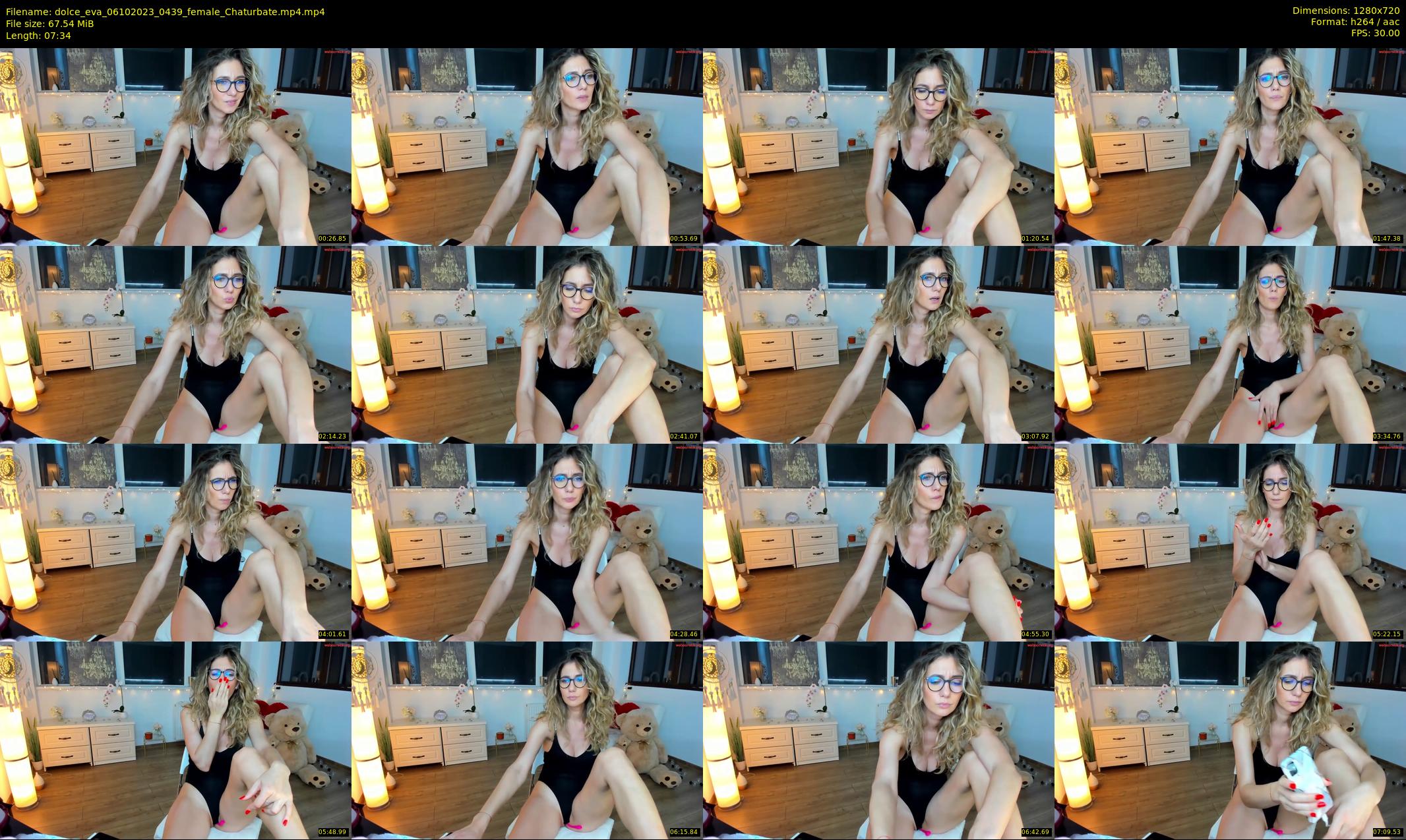 dolce_eva — 8 minute Chaturbate female cam show recording, 720p, Oct 6, 2023