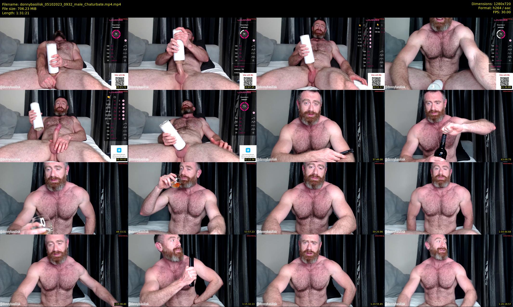 donnybasilisk — 92 minute Chaturbate male cam show recording, 720p, Oct 5, 2023