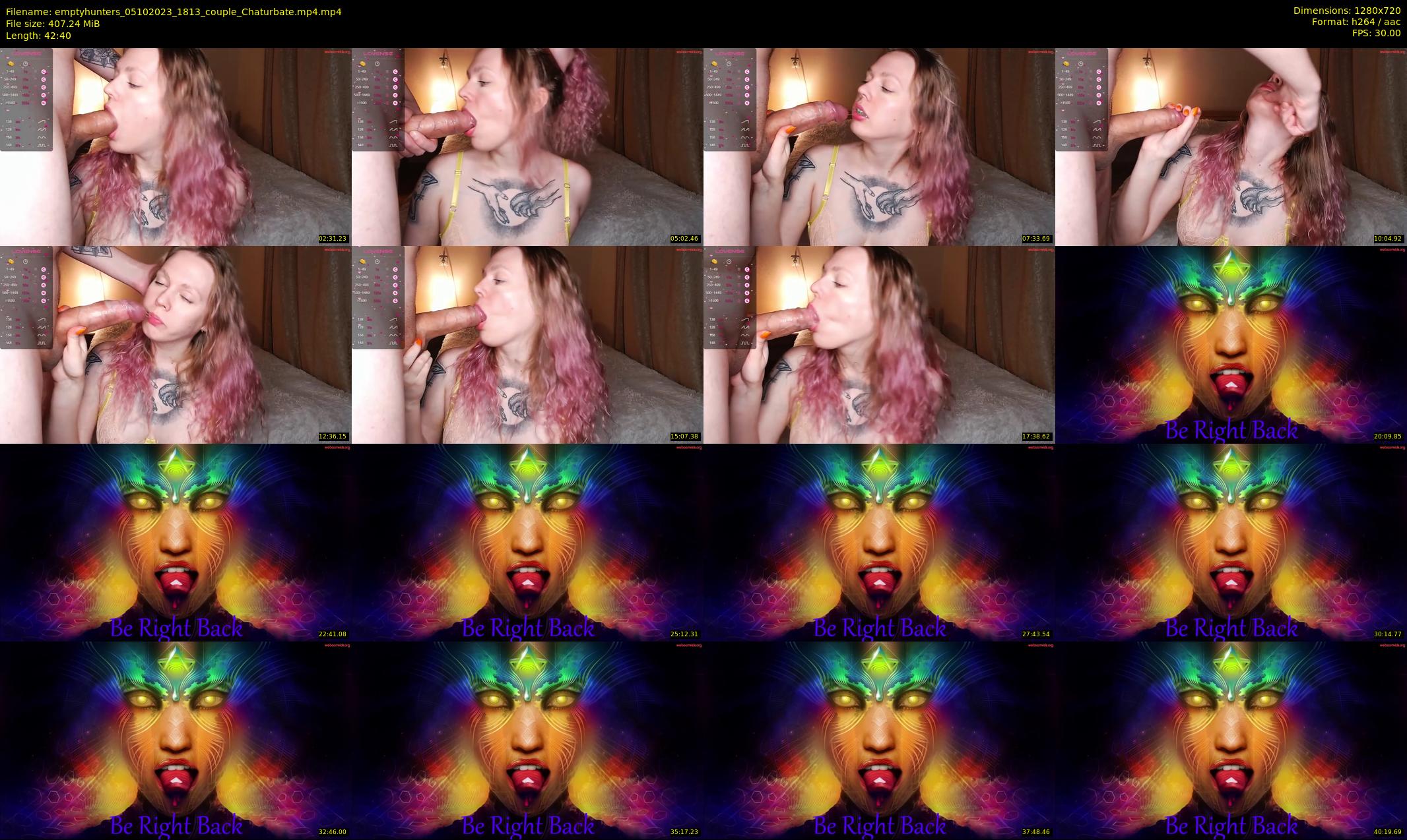 emptyhunters — 43 minute Chaturbate couple cam show recording, 720p, Oct 5, 2023