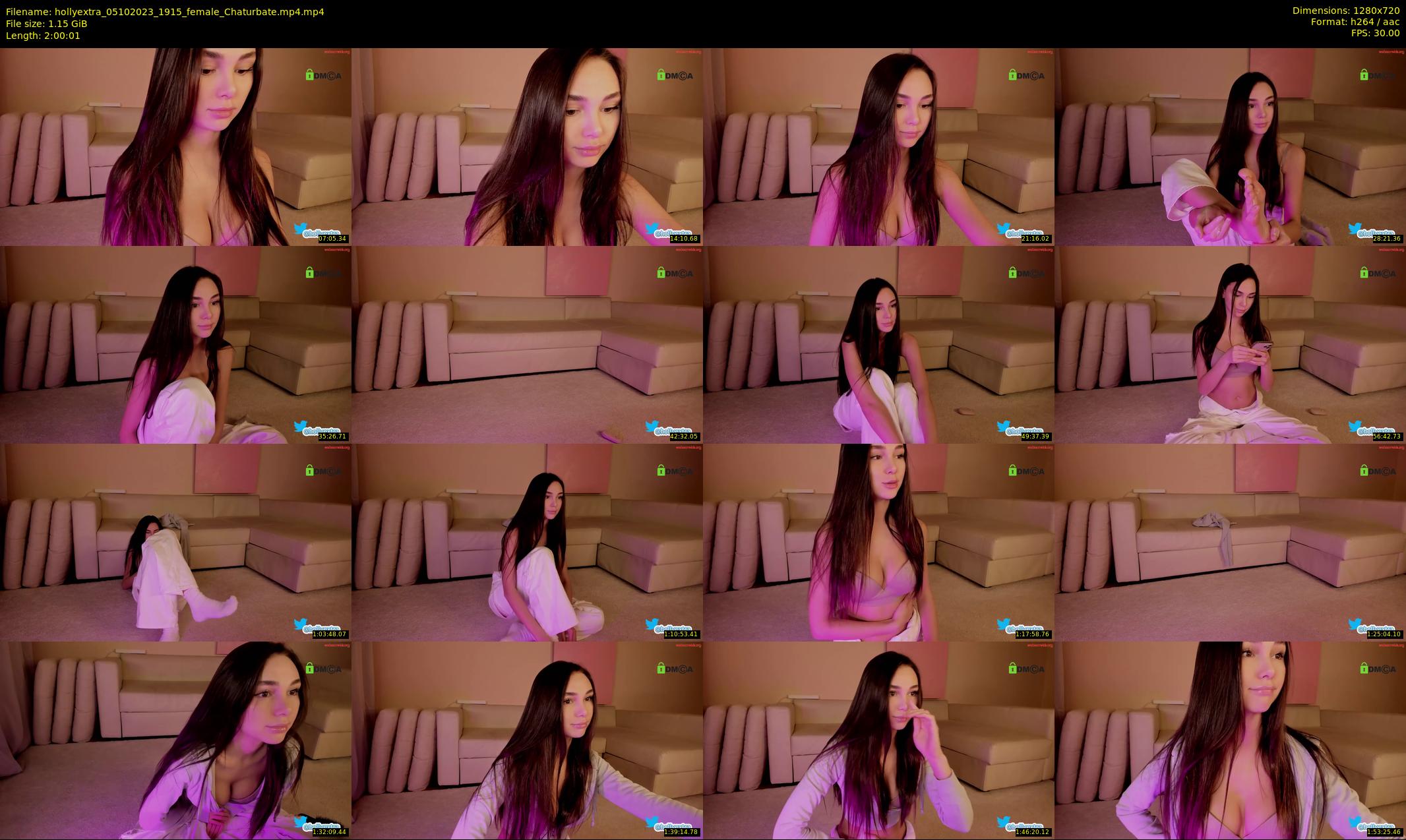 hollyextra — 121 minute Chaturbate female cam show recording, 720p, Oct 5, 2023
