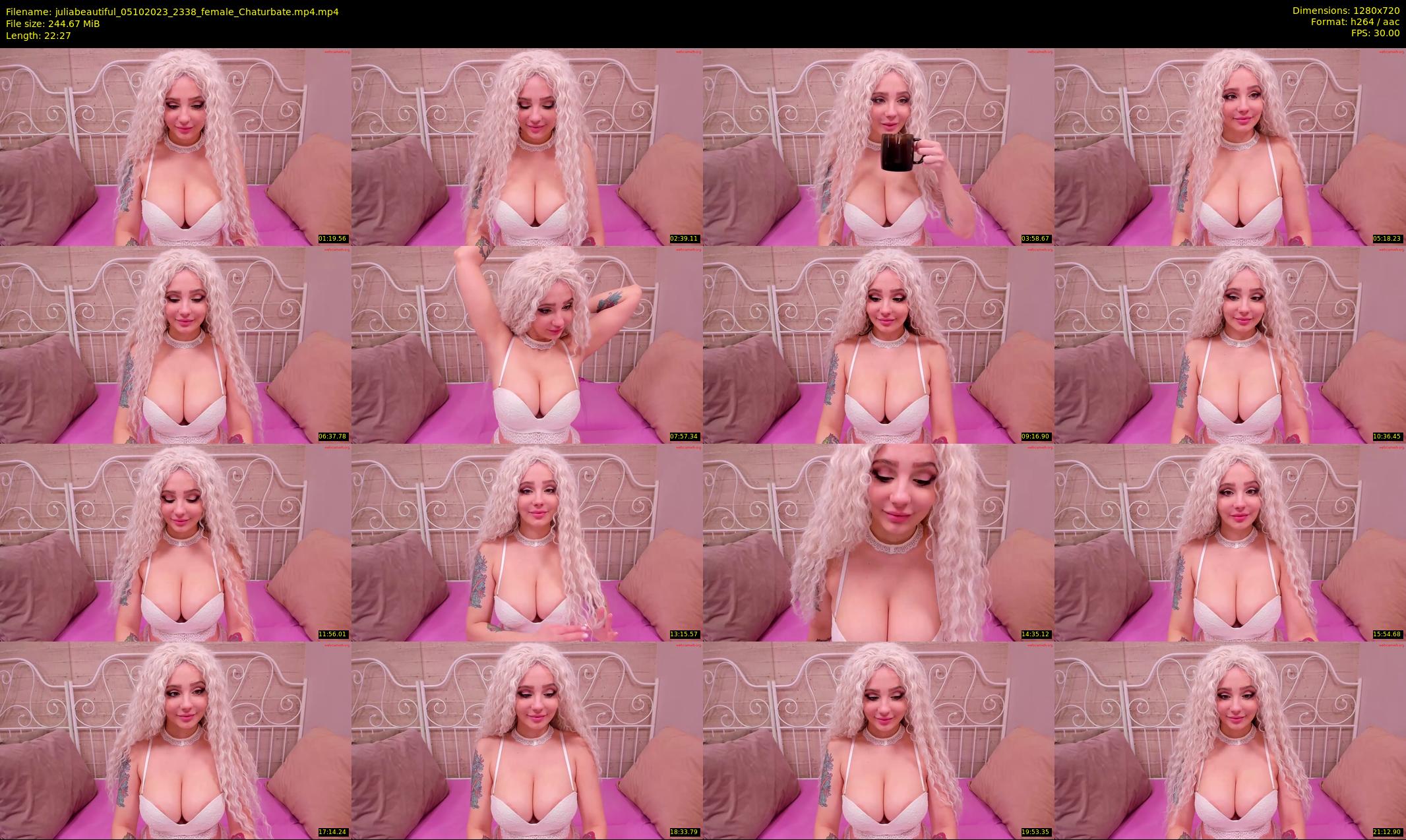 juliabeautiful — 23 minute Chaturbate female cam show recording, 720p, Oct 5, 2023
