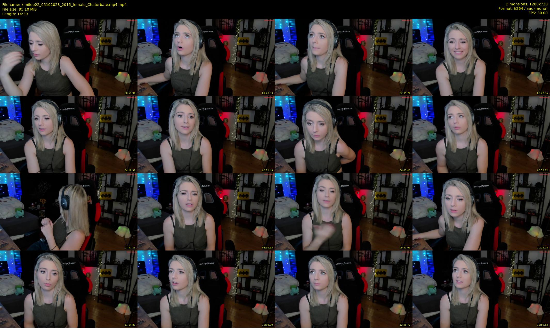 kimilee22 — 15 minute Chaturbate female cam show recording, 720p, Oct 5, 2023