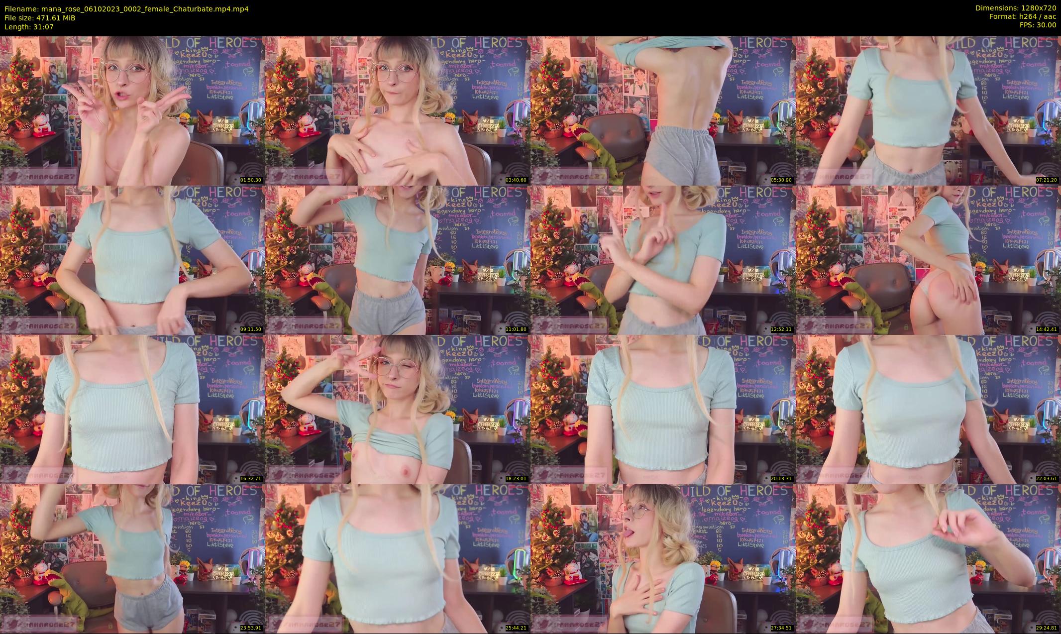 mana_rose — 32 minute Chaturbate female cam show recording, 720p, Oct 6, 2023