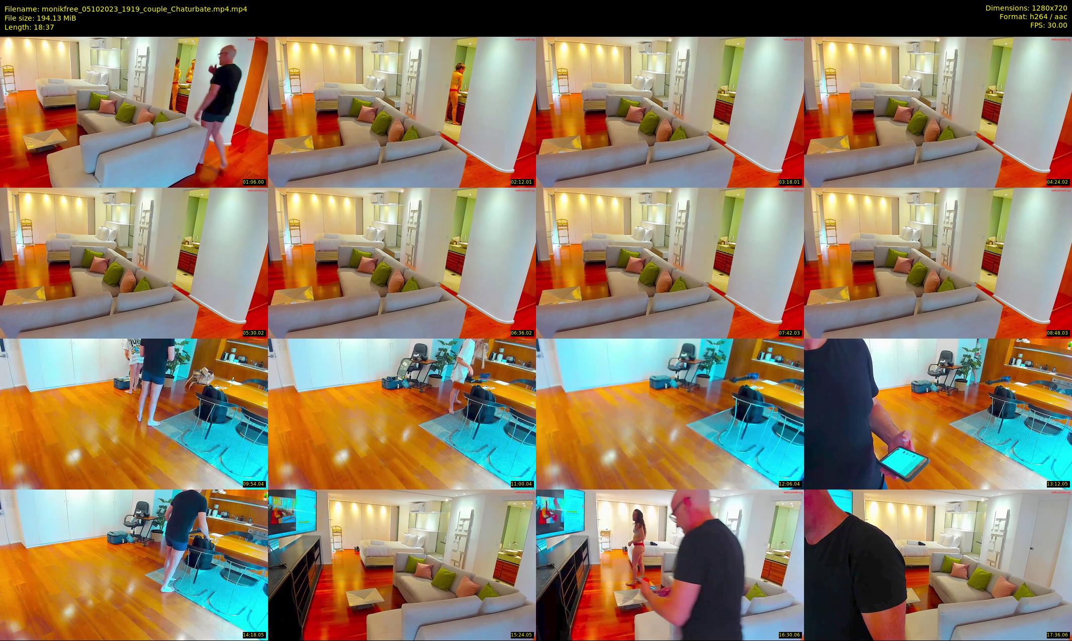 monikfree — 19 minute Chaturbate couple cam show recording, 720p, Oct 5, 2023