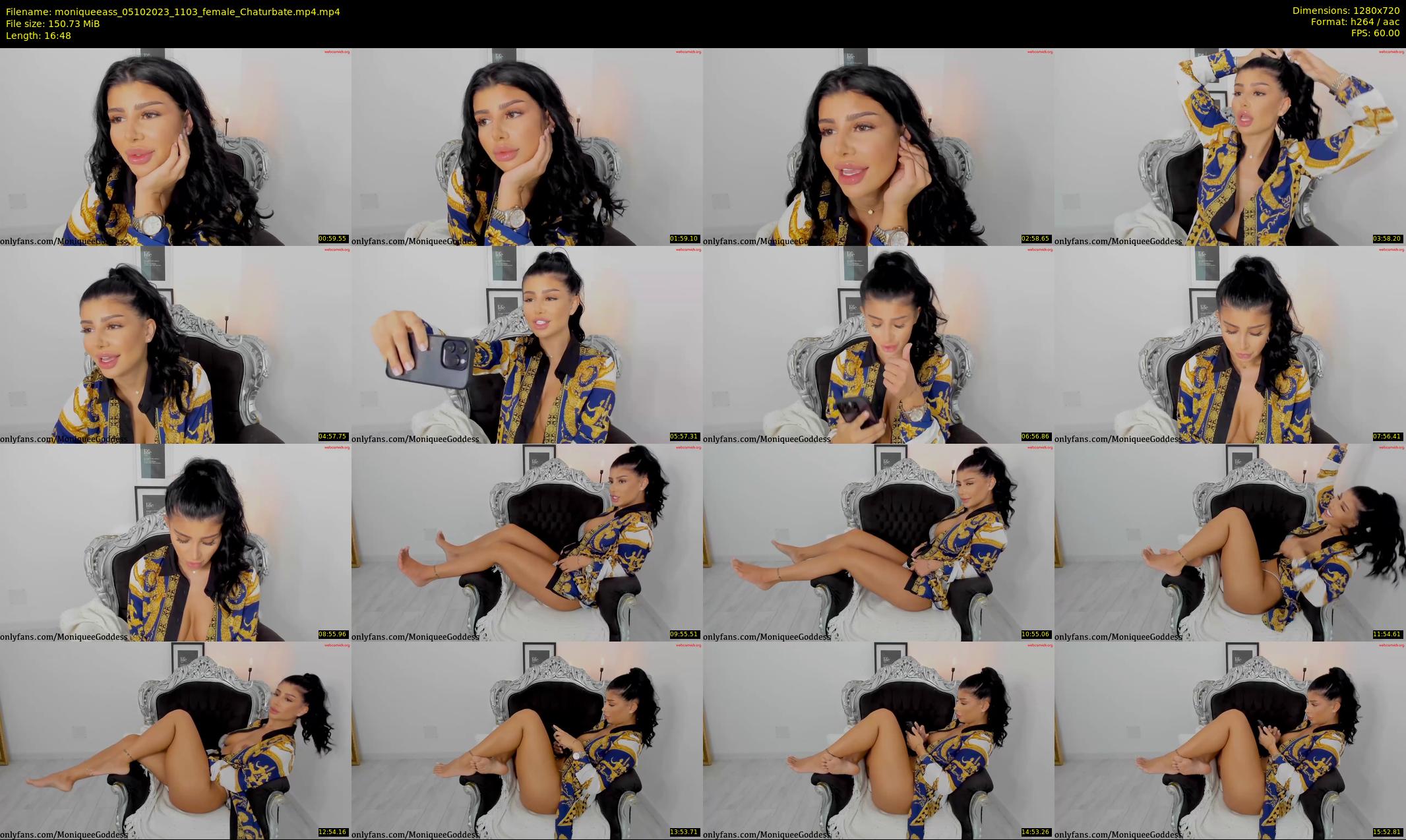moniqueeass — 17 minute Chaturbate female cam show recording, 720p, Oct 5, 2023