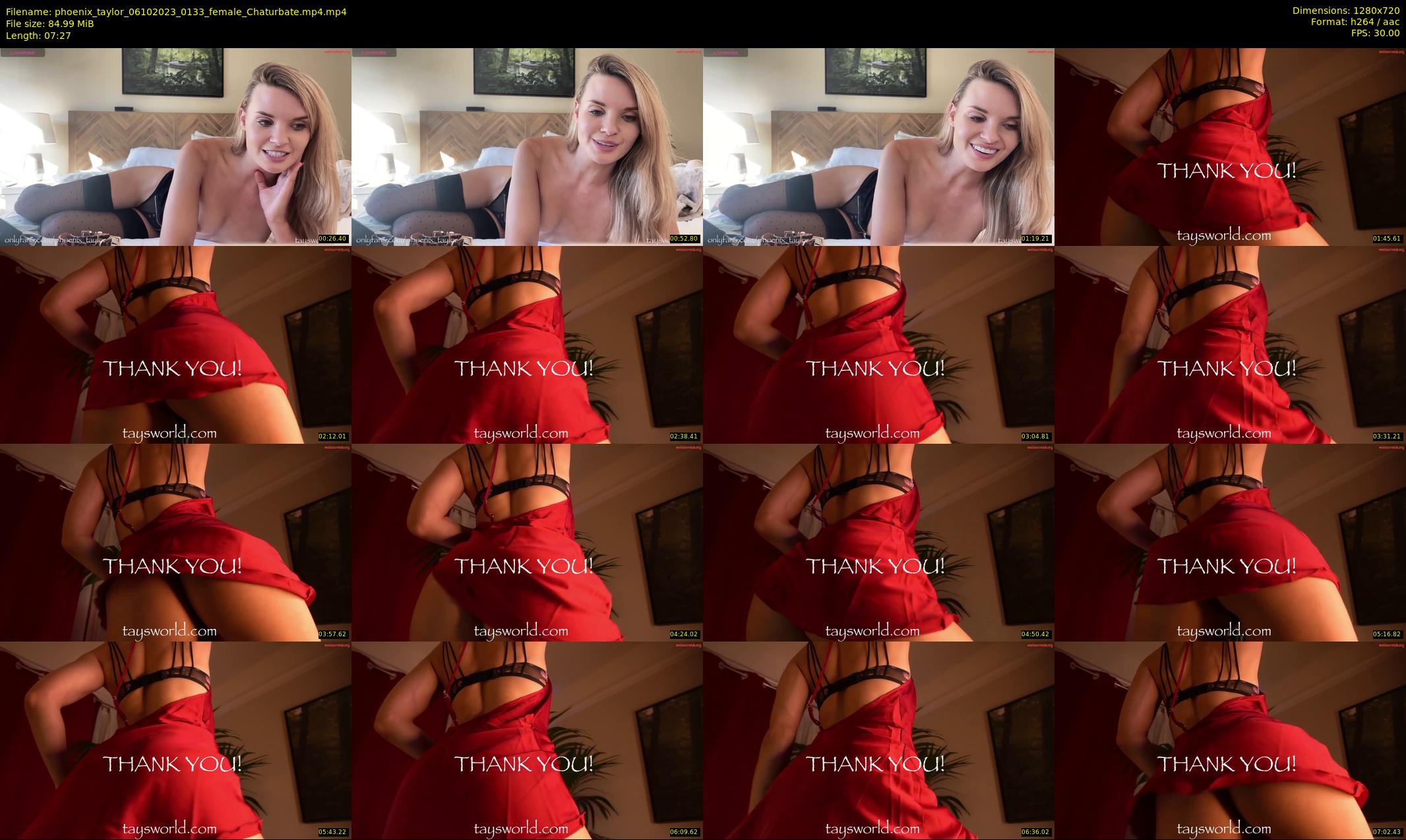 phoenix_taylor — 8 minute Chaturbate female cam show recording, 720p, Oct 6, 2023