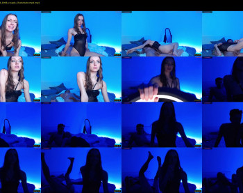 shineblue2728 — 8 minute Chaturbate couple cam show recording, 720p, Oct 5, 2023