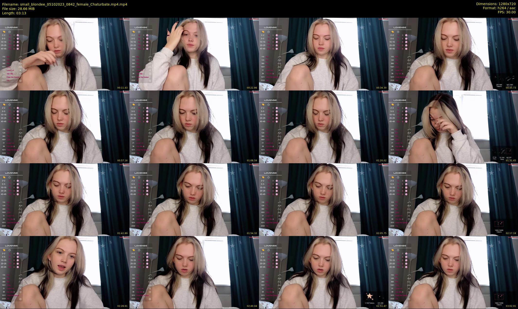 small_blondee — 4 minute Chaturbate female cam show recording, 720p, Oct 5, 2023
