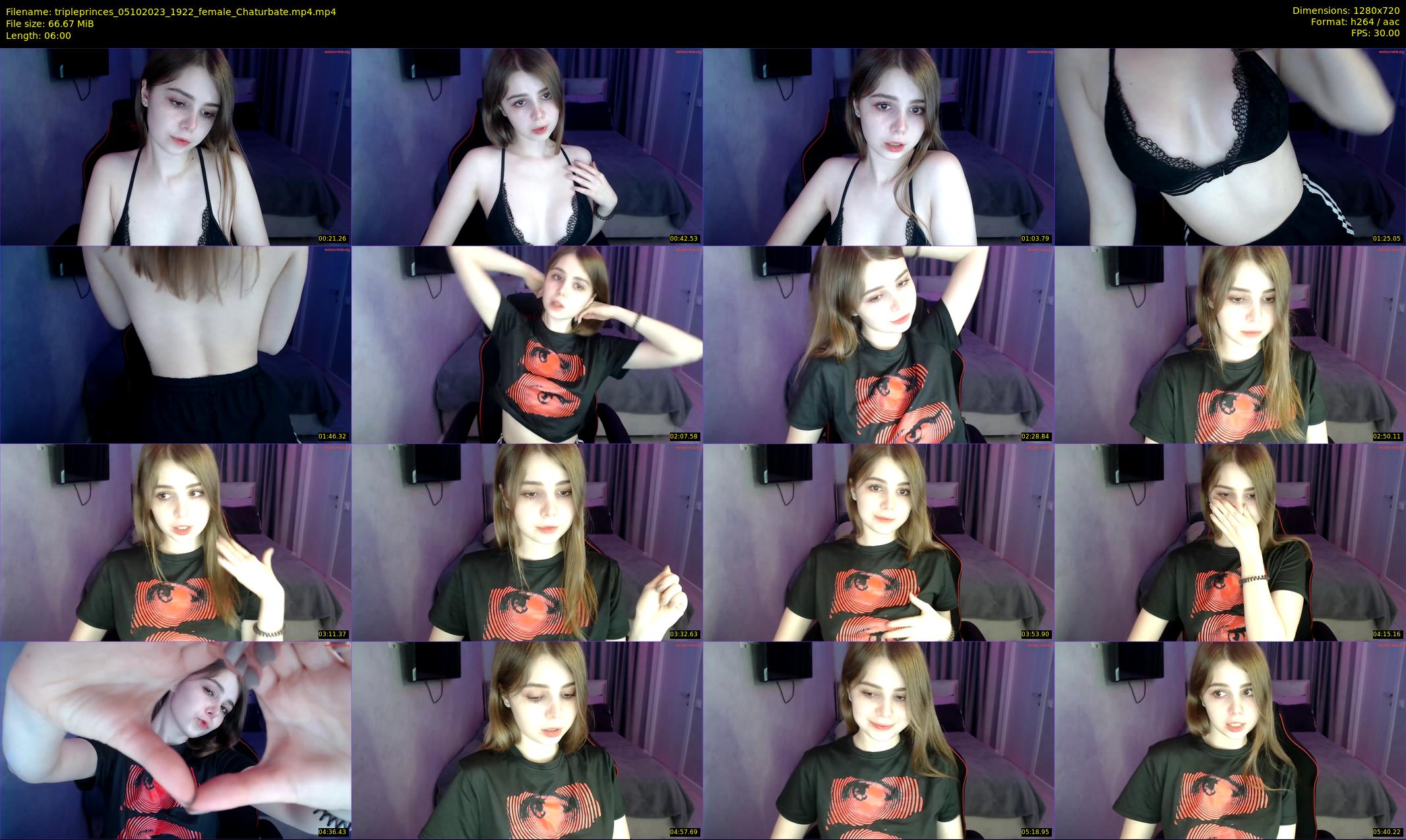 tripleprinces — 6 minute Chaturbate female cam show recording, 720p, Oct 5, 2023