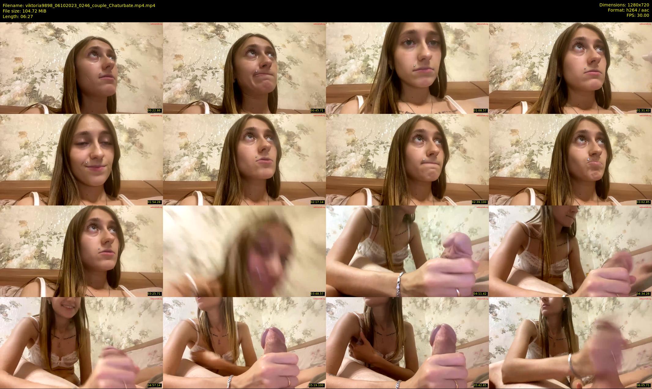viktoria9898 — 7 minute Chaturbate couple cam show recording, 720p, Oct 6, 2023