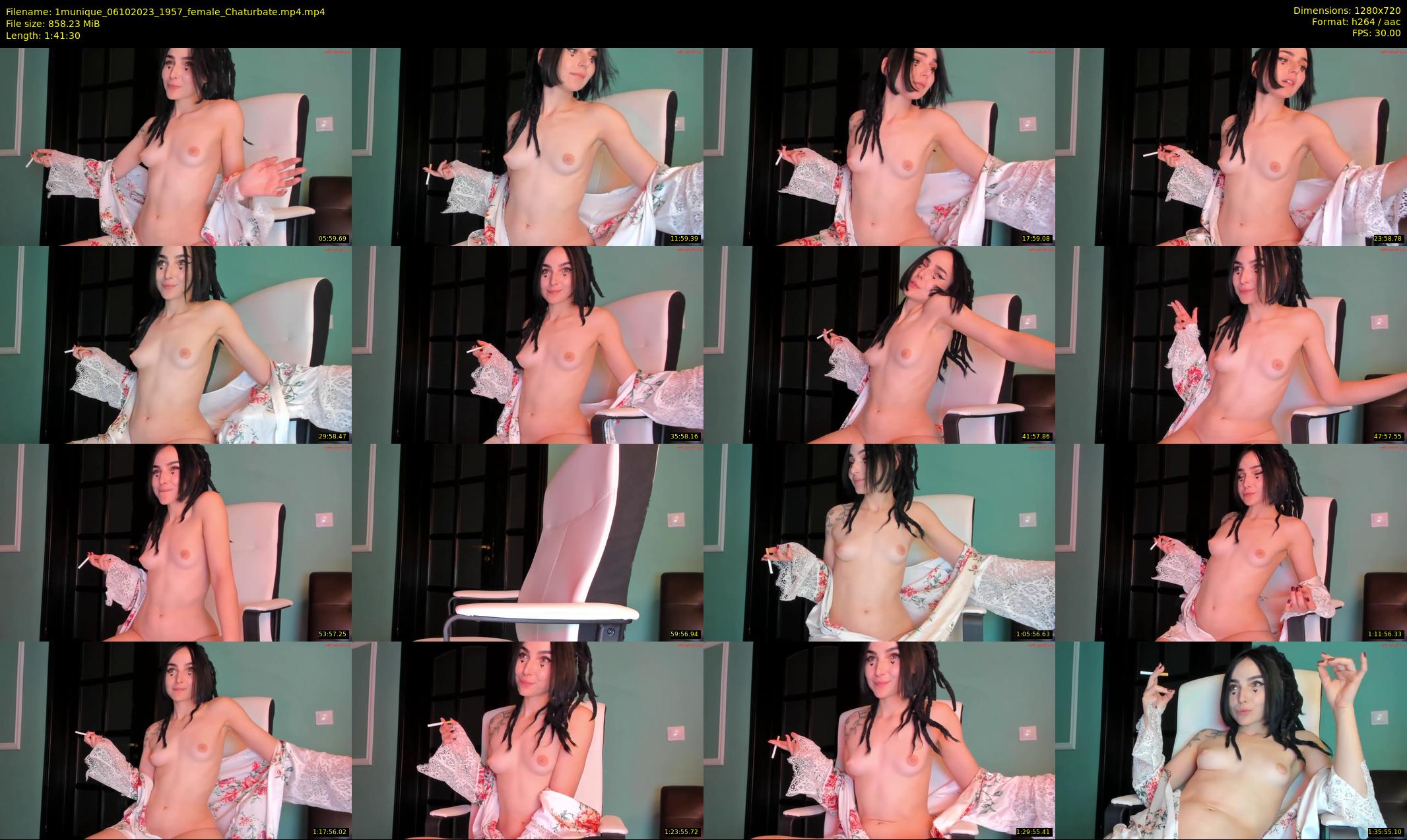 1munique — 102 minute Chaturbate female cam show recording, 720p, Oct 6, 2023