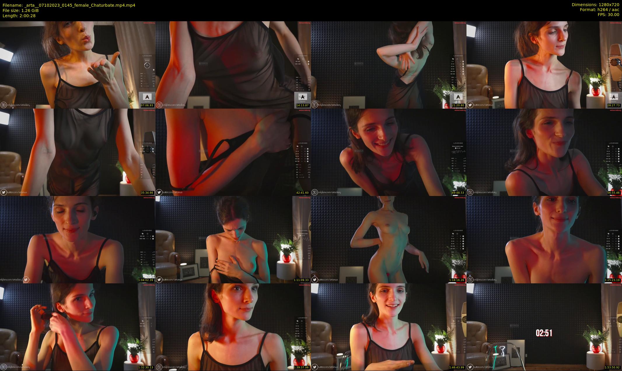 _arta_ — 121 minute Chaturbate female cam show recording, 720p, Oct 7, 2023