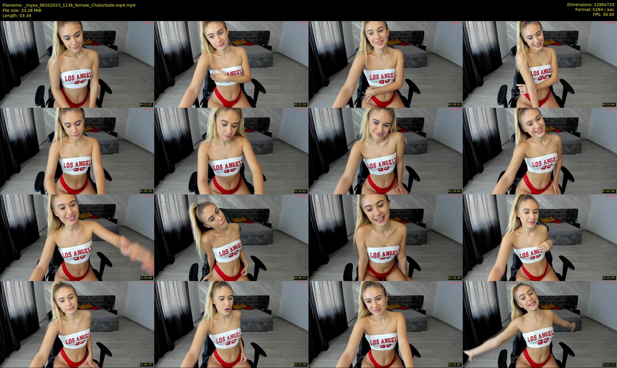 _myaa — 4 minute Chaturbate female cam show recording, 720p, Oct 6, 2023