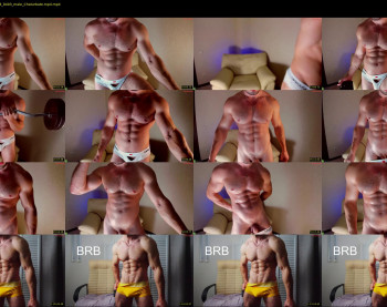 adam_muscle_ — 86 minute Chaturbate male cam show recording, 720p, Oct 7, 2023
