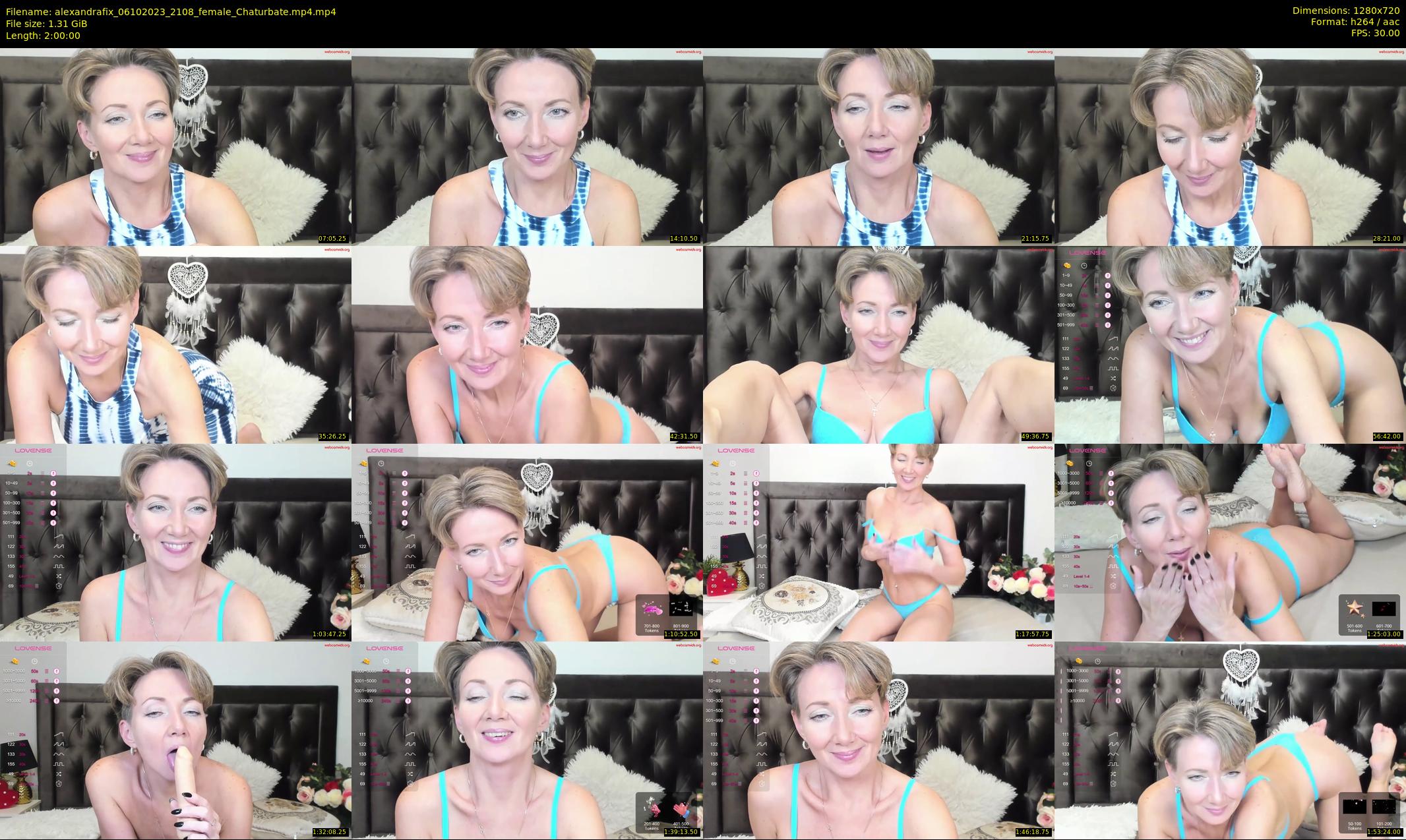 alexandrafix — 120 minute Chaturbate female cam show recording, 720p, Oct 6, 2023