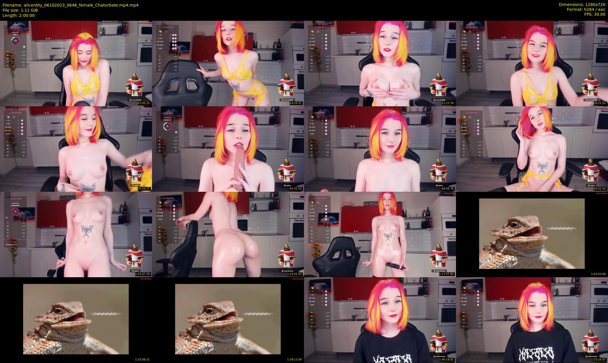 alicentity — 120 minute Chaturbate female cam show recording, 720p, Oct 6, 2023
