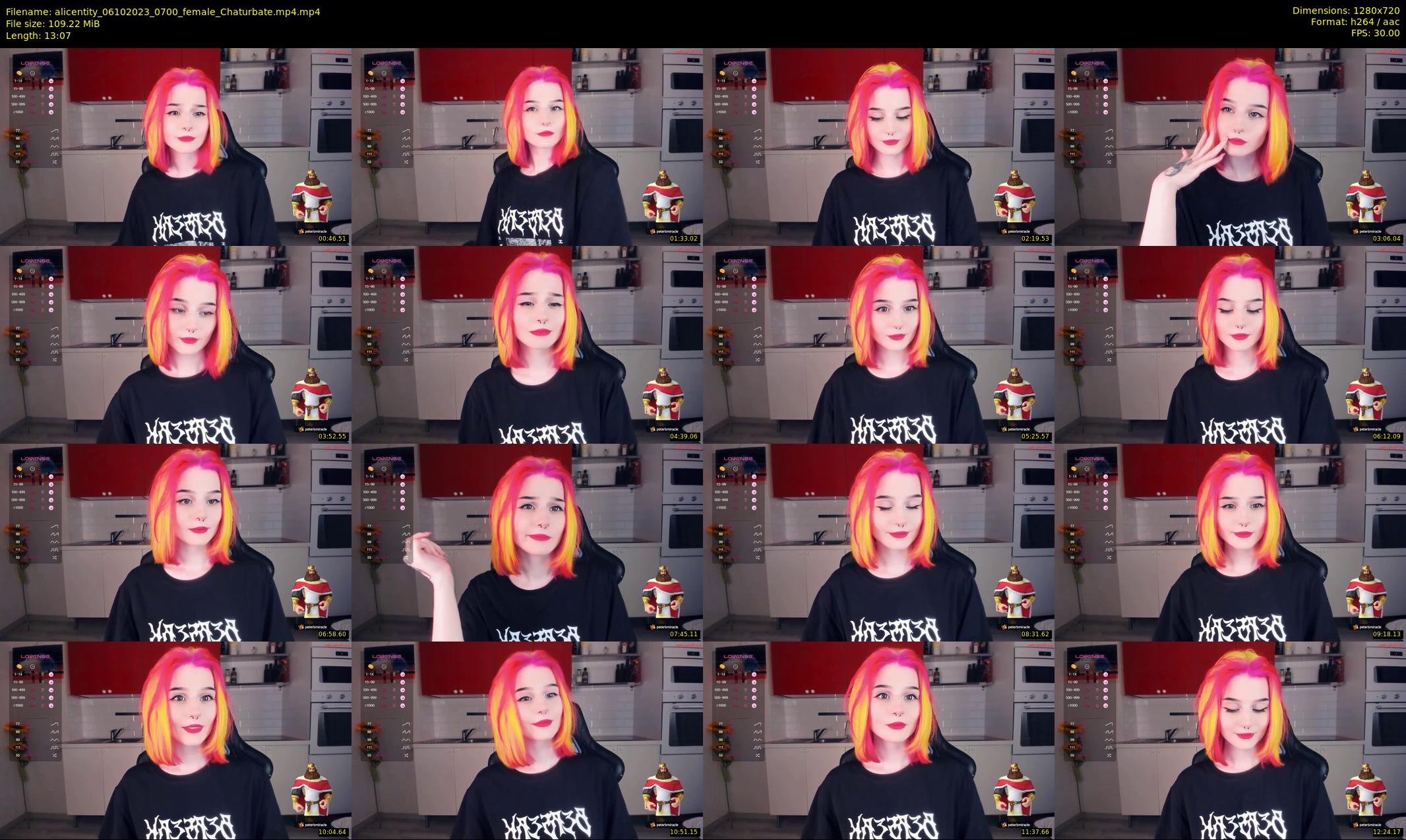 alicentity — 14 minute Chaturbate female cam show recording, 720p, Oct 6, 2023