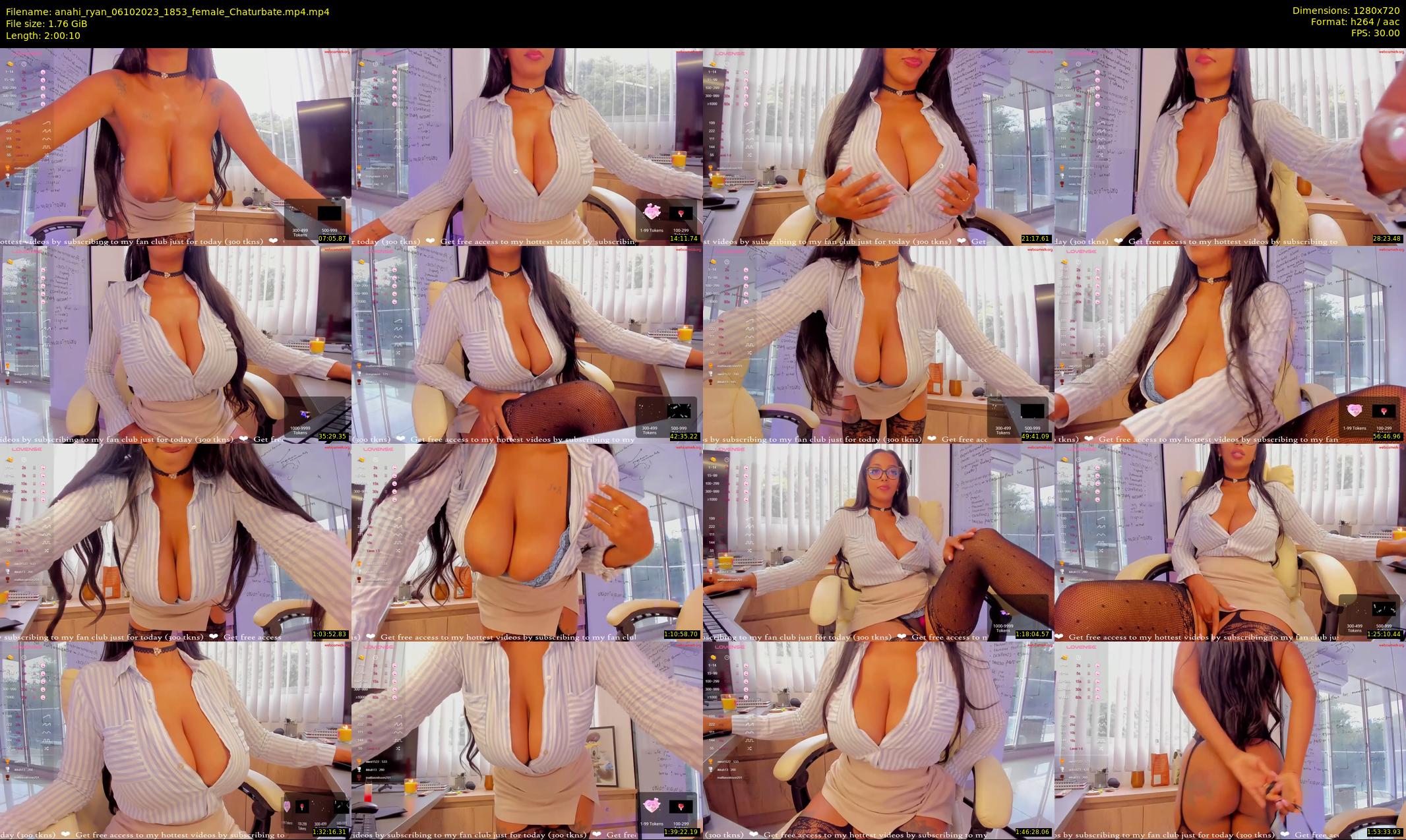 anahi_ryan — 121 minute Chaturbate female cam show recording, 720p, Oct 6, 2023