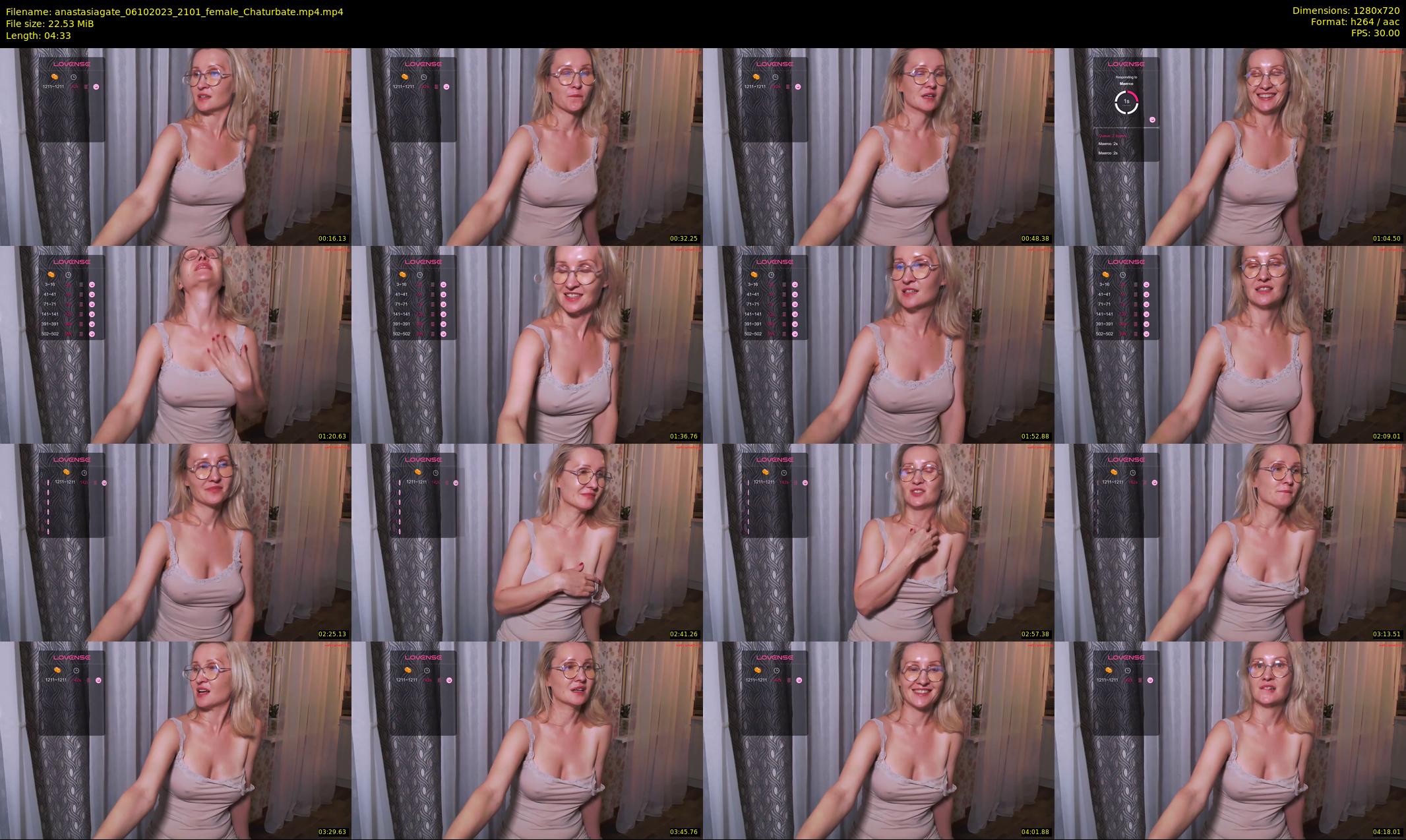 anastasiagate — 5 minute Chaturbate female cam show recording, 720p, Oct 6, 2023