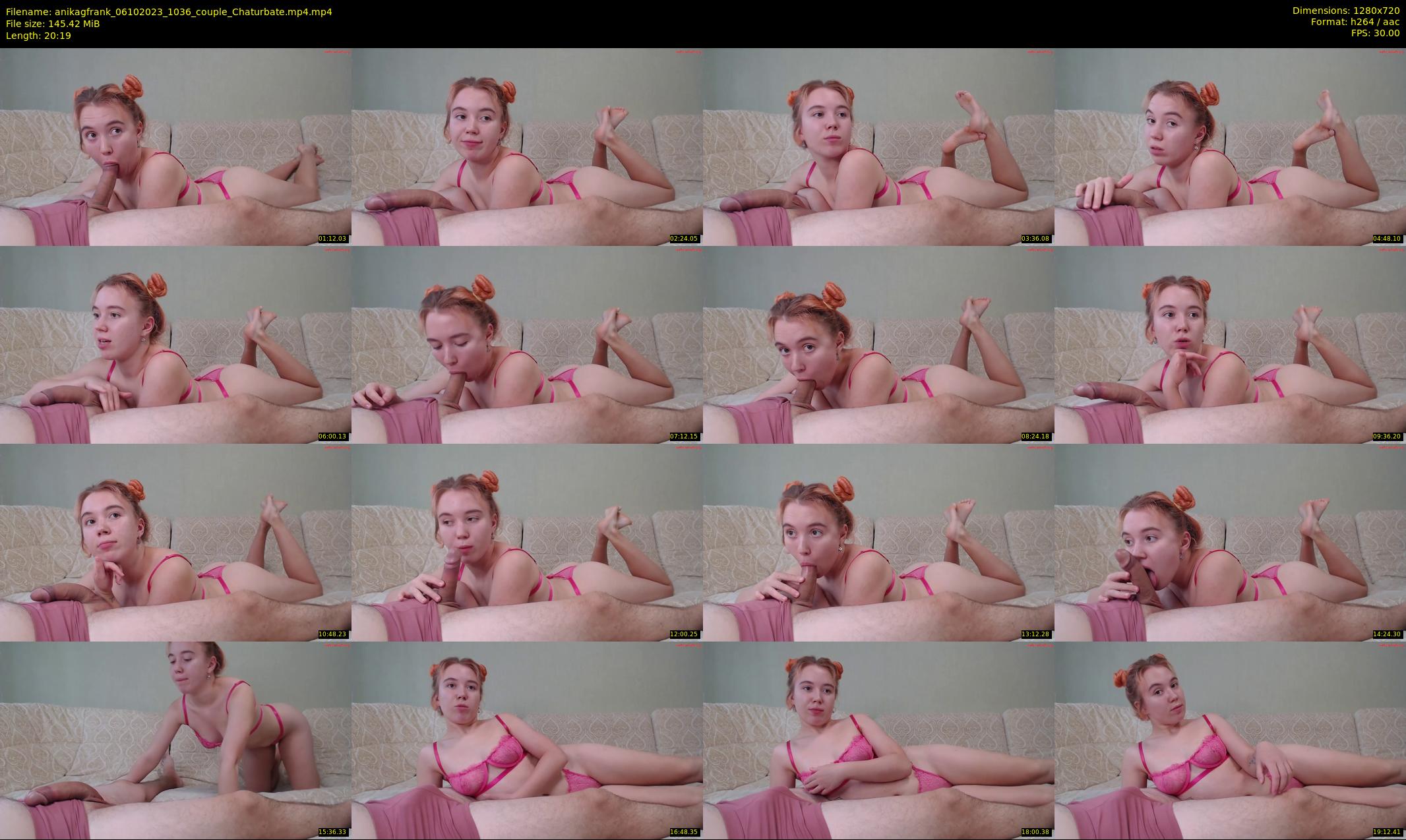 anikagfrank — 21 minute Chaturbate couple cam show recording, 720p, Oct 6, 2023