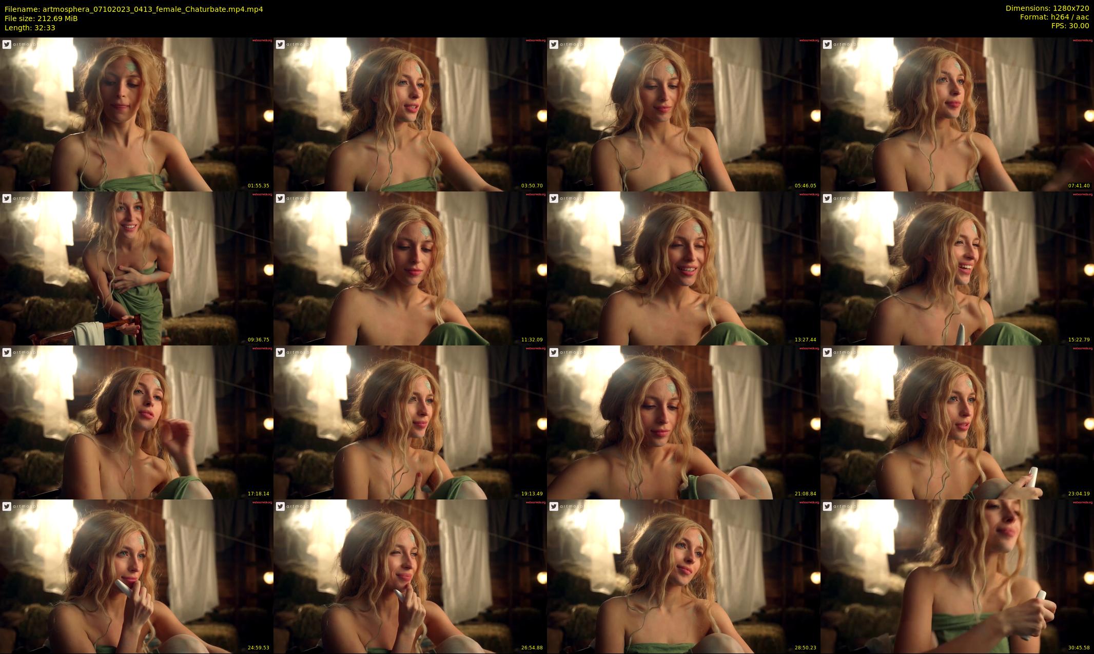 artmosphera — 33 minute Chaturbate female cam show recording, 720p, Oct 7, 2023