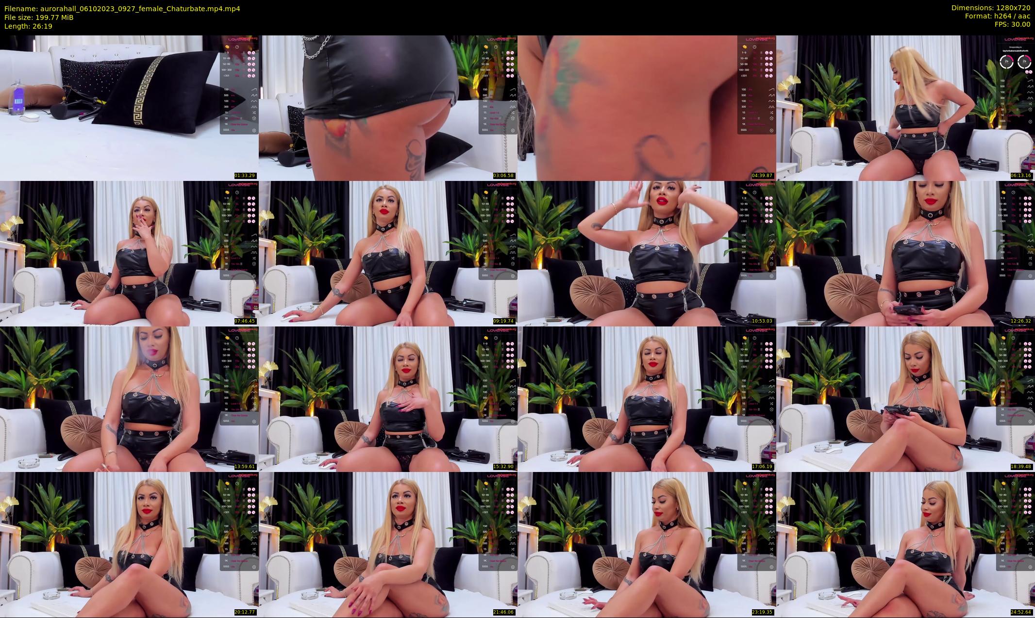 aurorahall — 27 minute Chaturbate female cam show recording, 720p, Oct 6, 2023