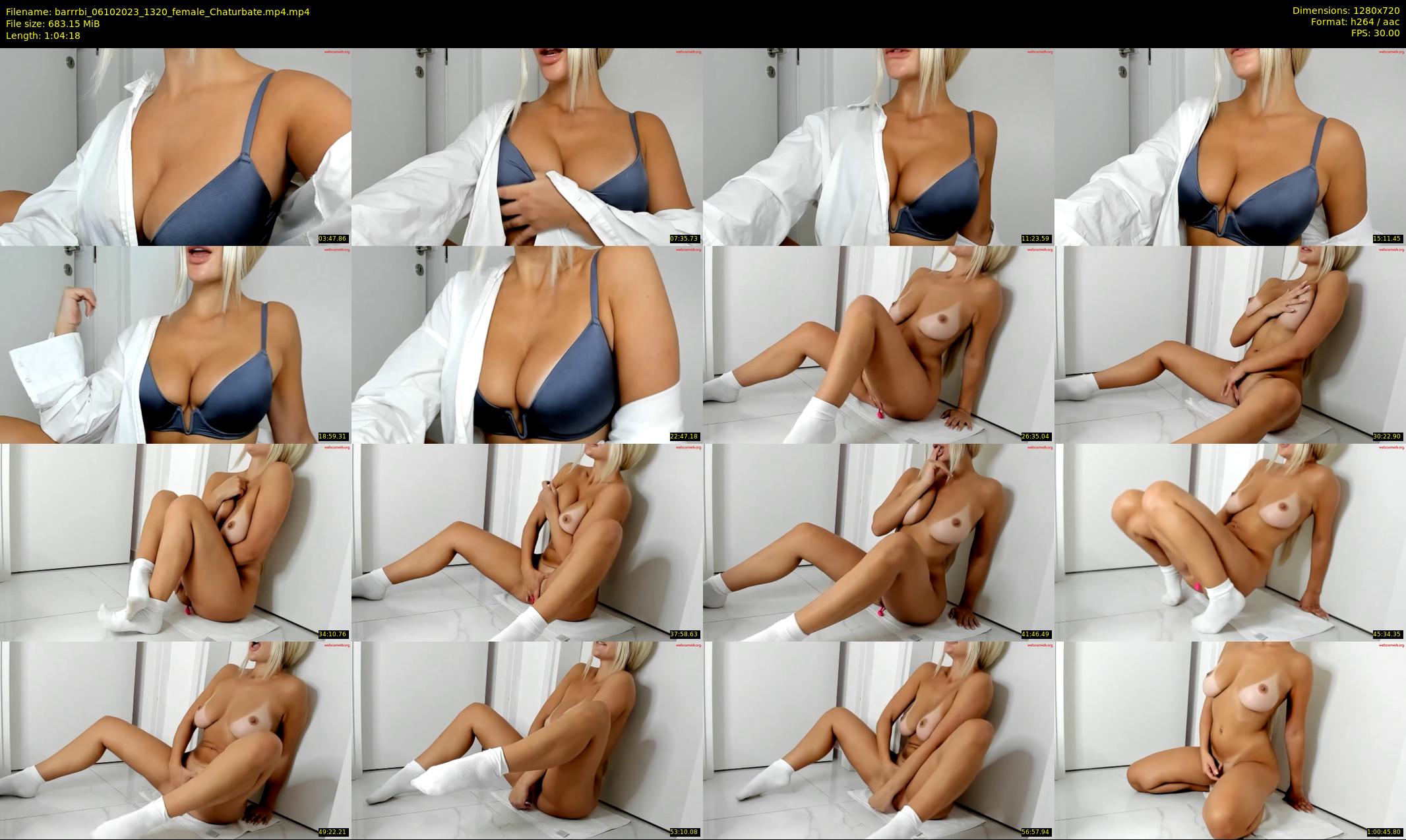 barrrbi — 65 minute Chaturbate female cam show recording, 720p, Oct 6, 2023
