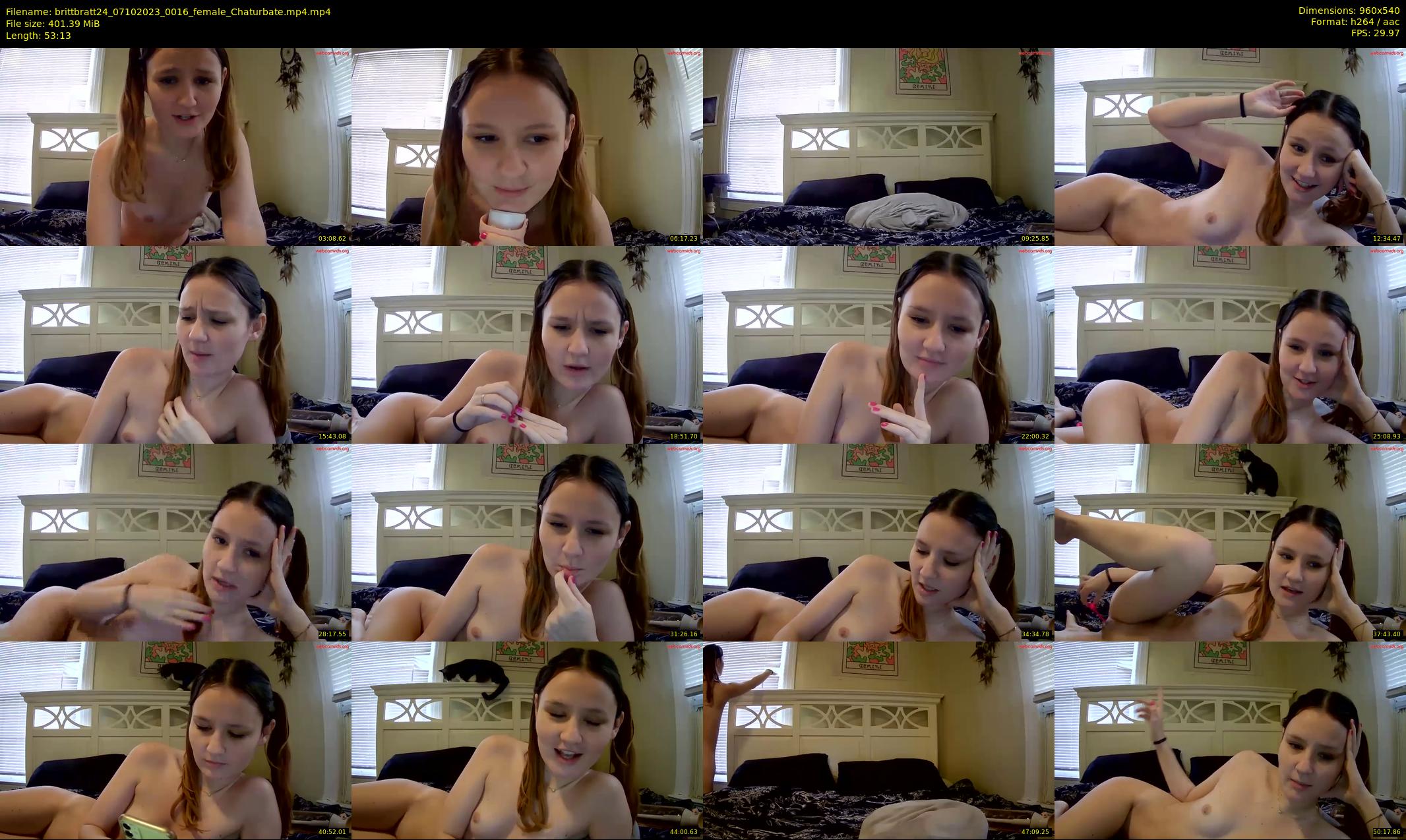 brittbratt24 — 54 minute Chaturbate female cam show recording, 480p, Oct 7, 2023