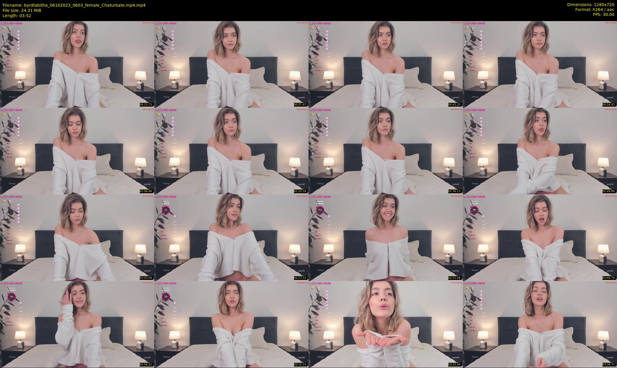 byrdtabitha — 4 minute Chaturbate female cam show recording, 720p, Oct 6, 2023