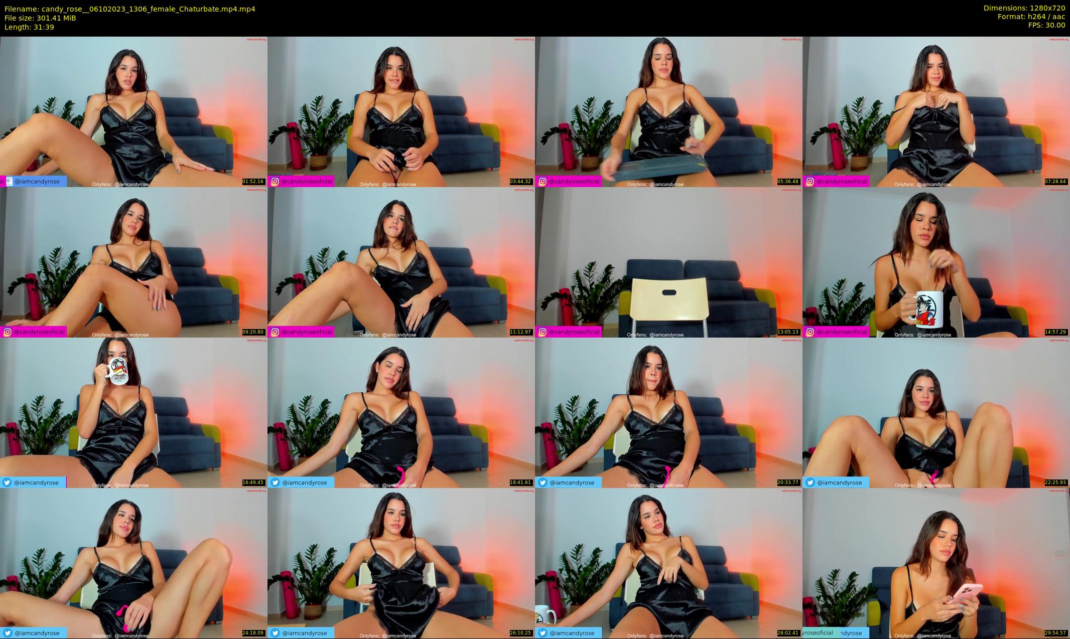 candy_rose_ — 32 minute Chaturbate female cam show recording, 720p, Oct 6, 2023