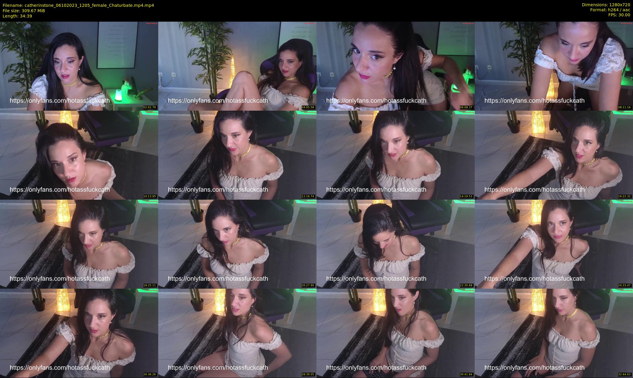 catherinstone — 35 minute Chaturbate female cam show recording, 720p, Oct 6, 2023