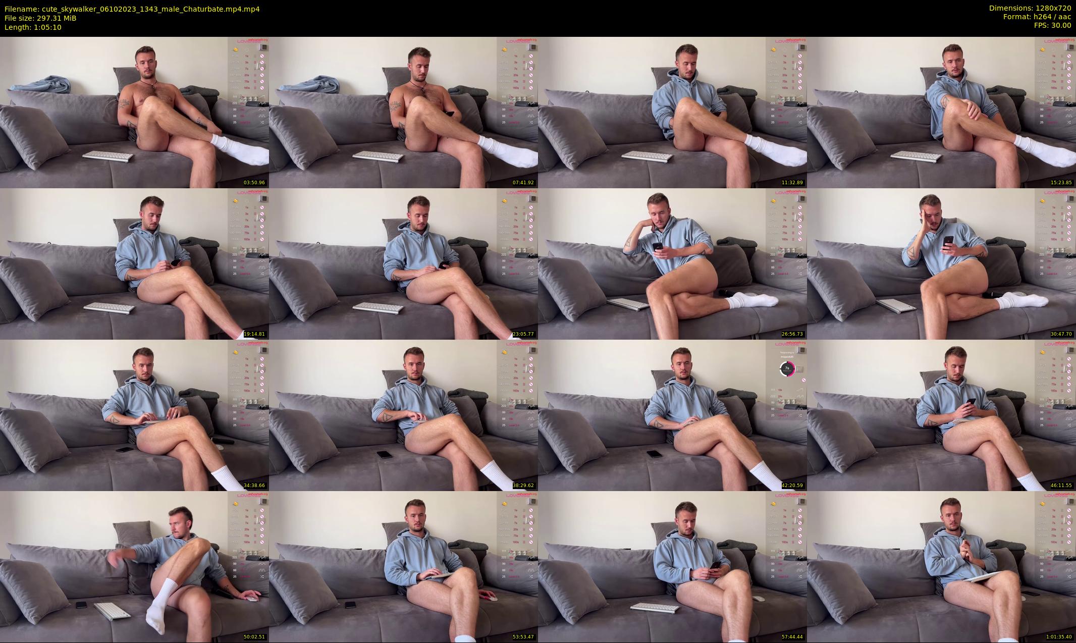 cute_skywalker — 66 minute Chaturbate male cam show recording, 720p, Oct 6, 2023