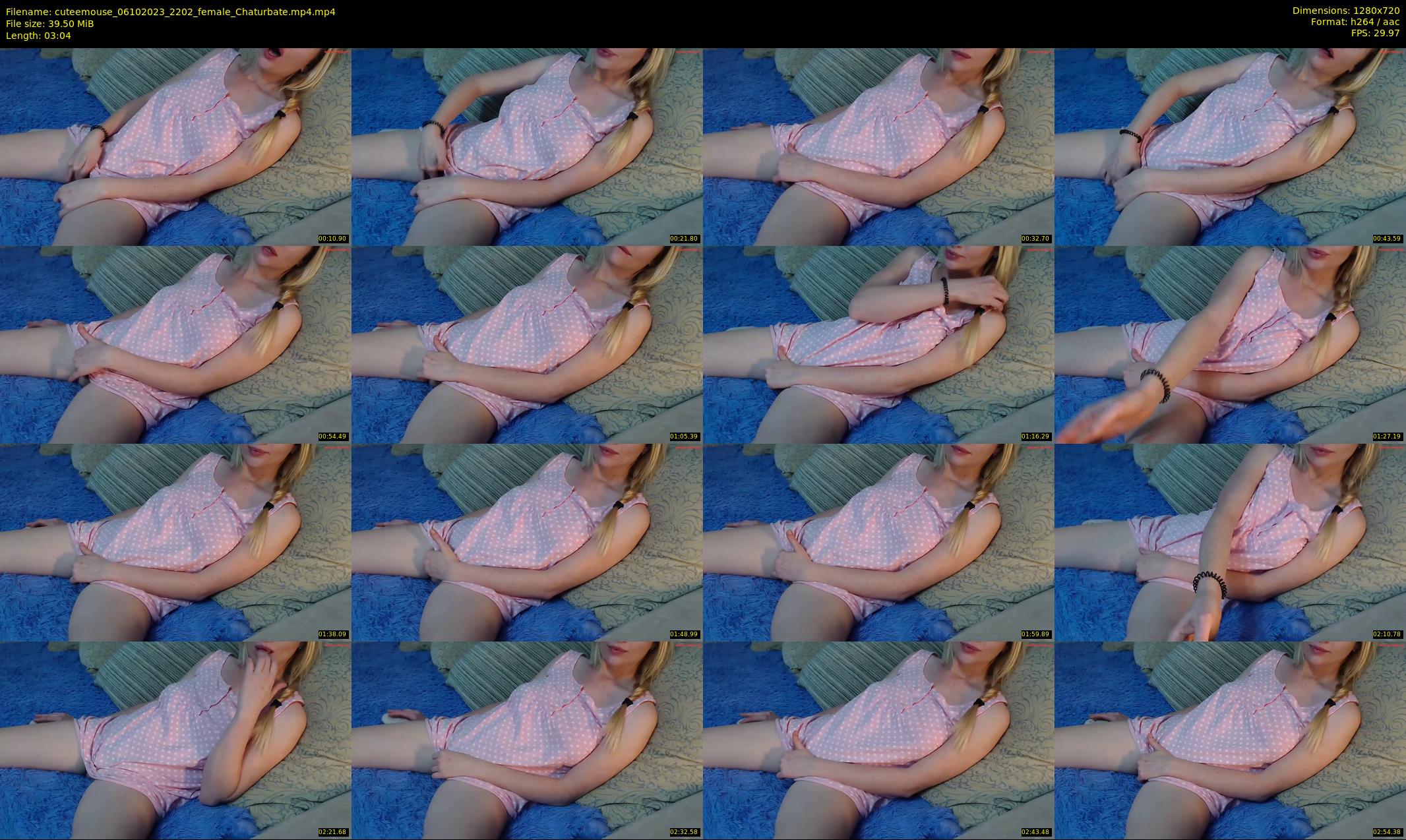 cuteemouse — 4 minute Chaturbate female cam show recording, 720p, Oct 6, 2023