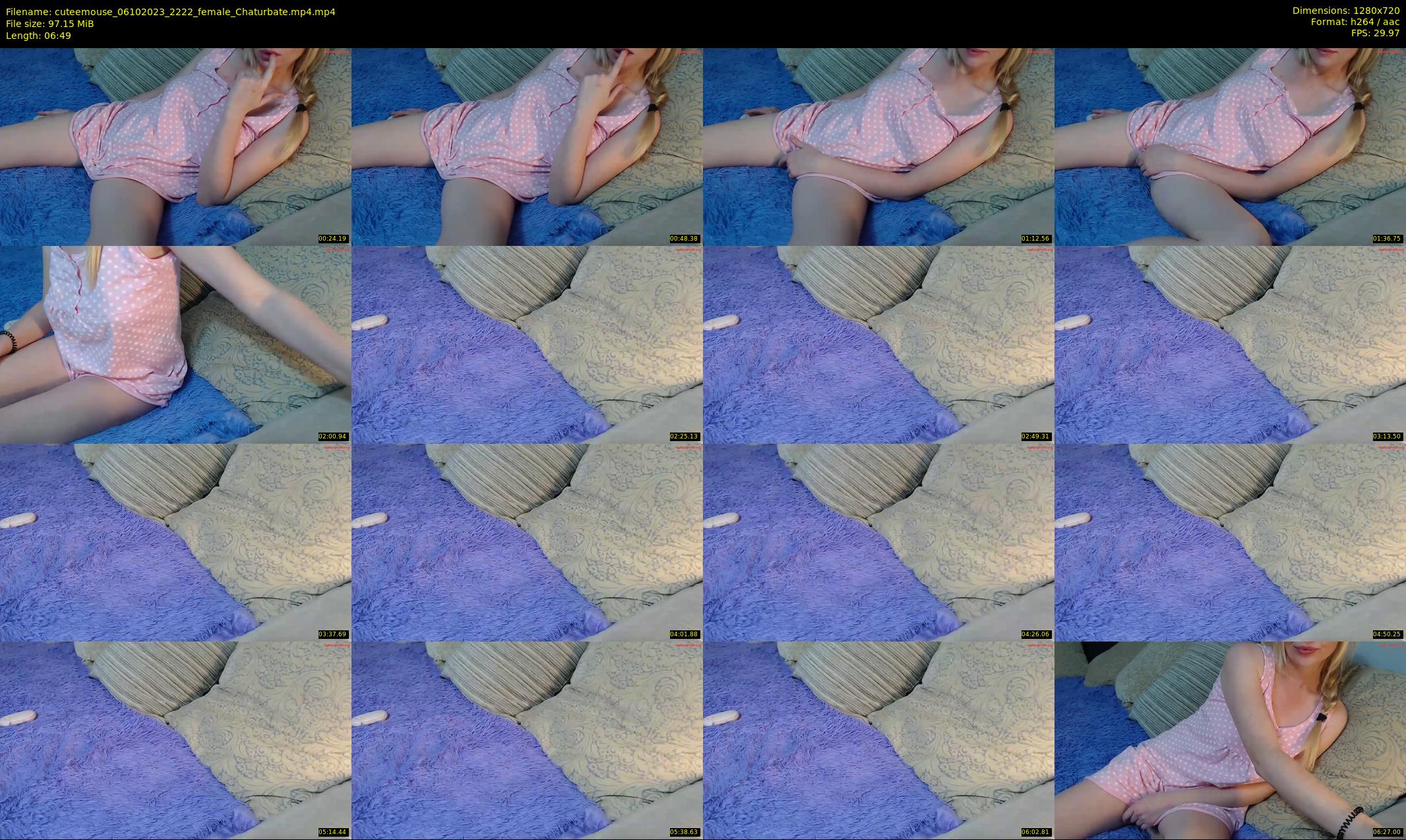 cuteemouse — 7 minute Chaturbate female cam show recording, 720p, Oct 6, 2023