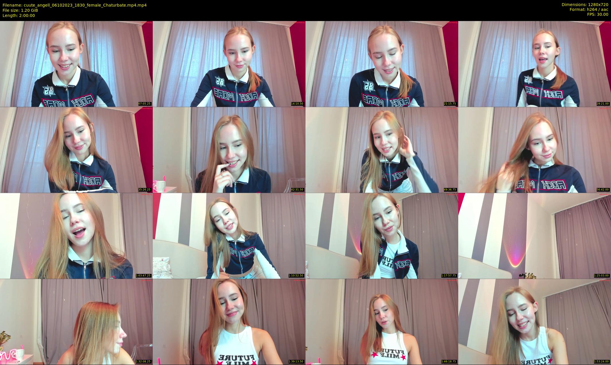 cuute_angell — 120 minute Chaturbate female cam show recording, 720p, Oct 6, 2023