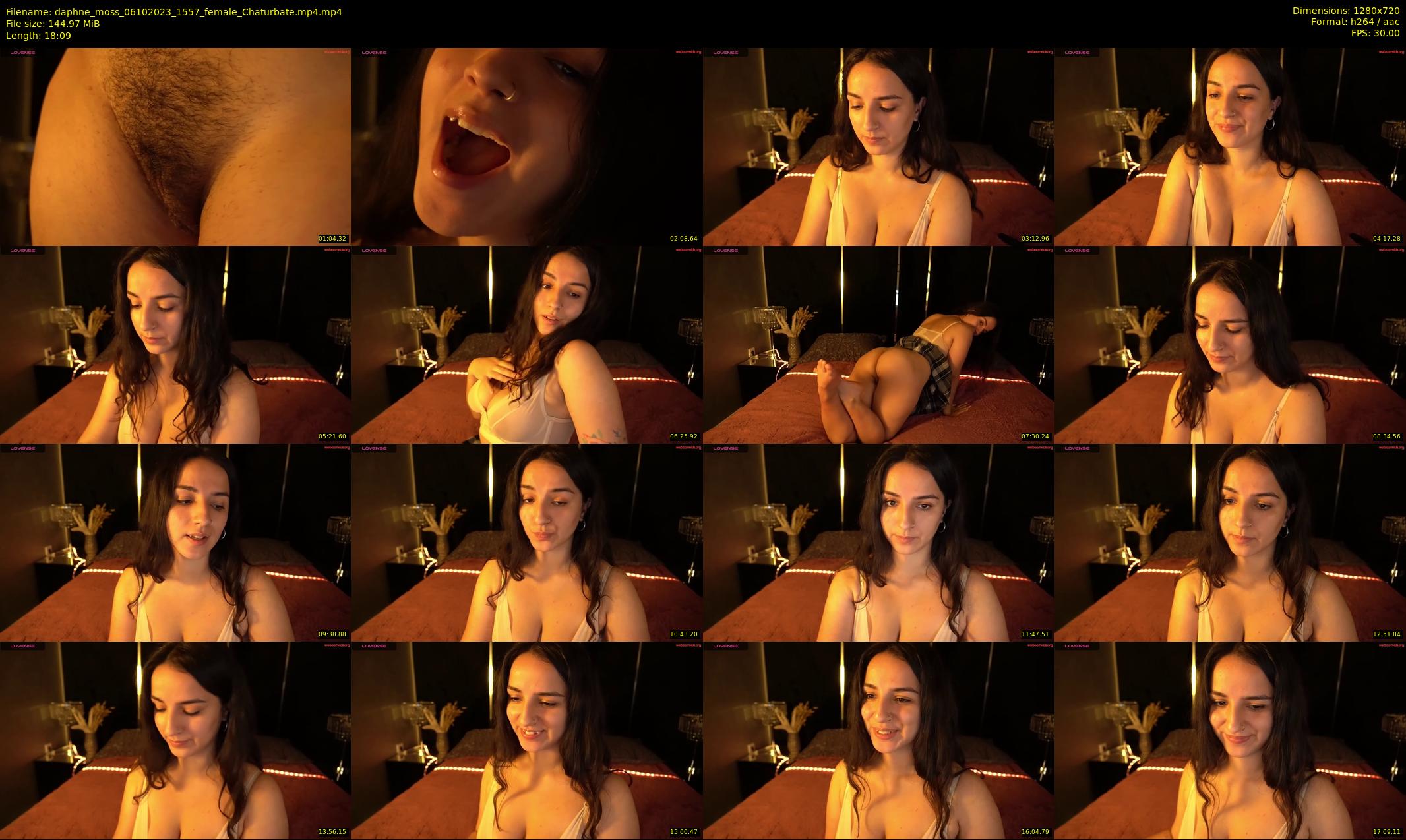 daphne_moss — 19 minute Chaturbate female cam show recording, 720p, Oct 6, 2023
